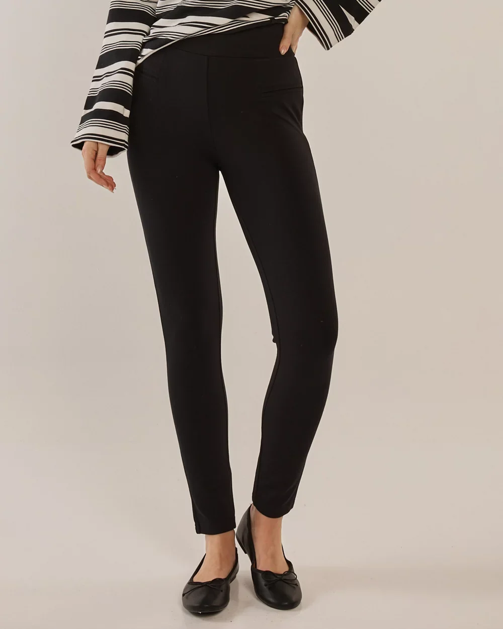 Betty Basics Gwen Ponte Legging Black - Image 3