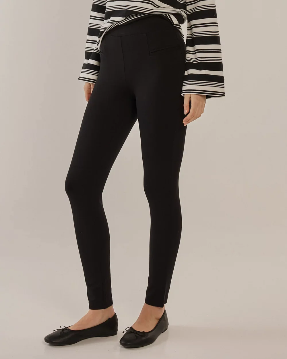 Betty Basics Gwen Ponte Legging Black - Image 4
