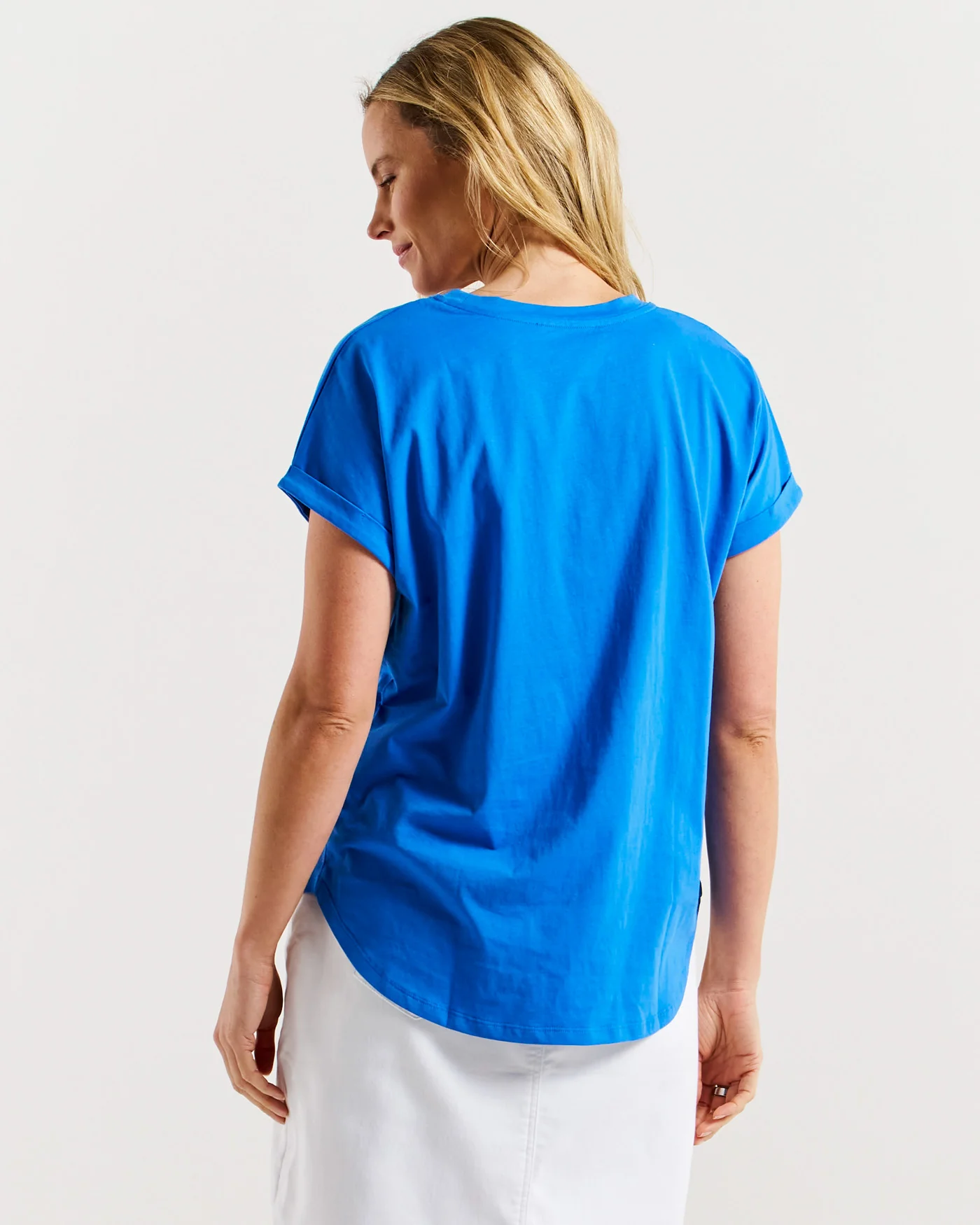 Betty Basics Hailey Short Sleeve Tee St. Palms Print - Image 6