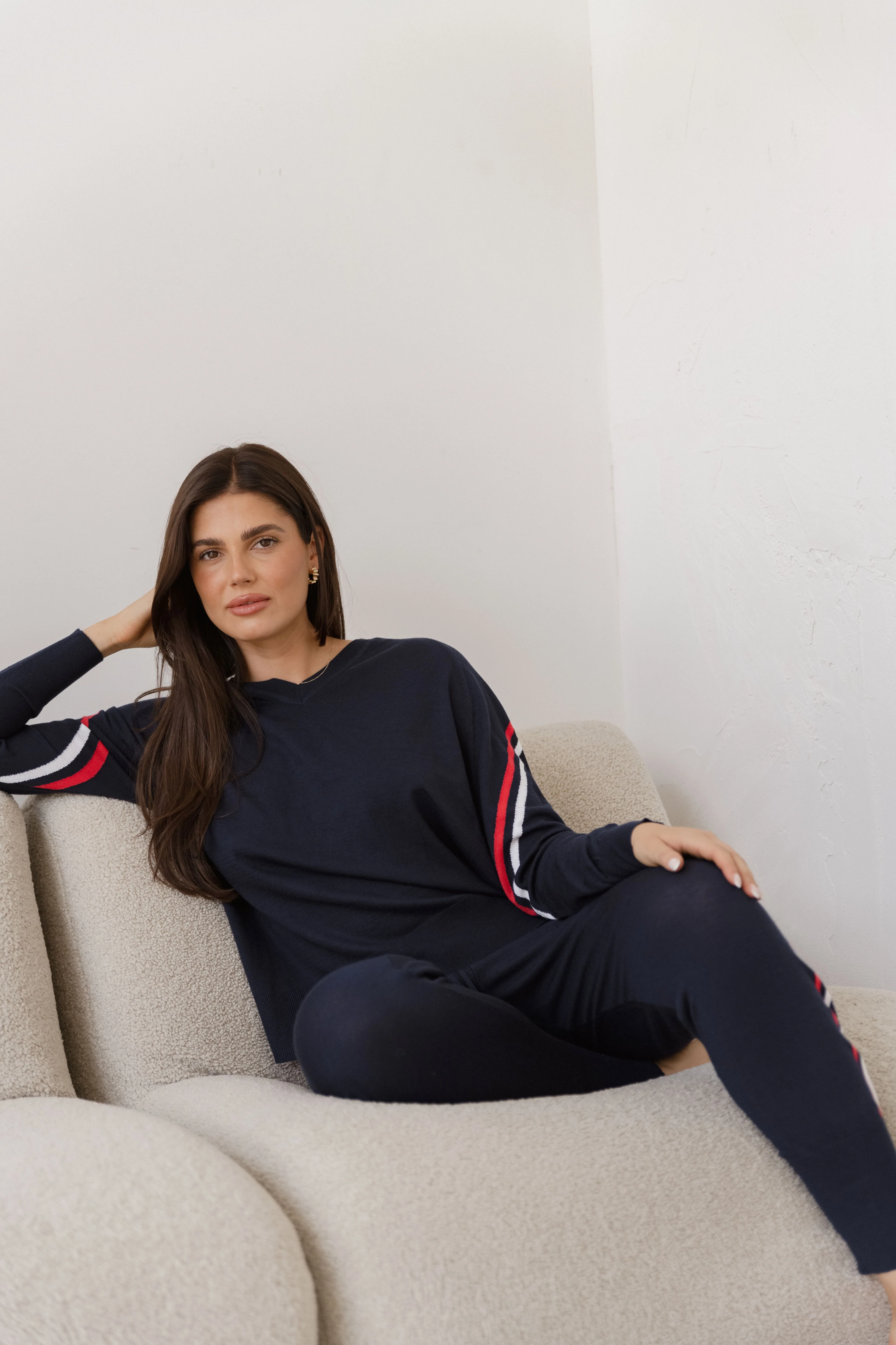 Betty Basics Karina Knit Sweater Navy