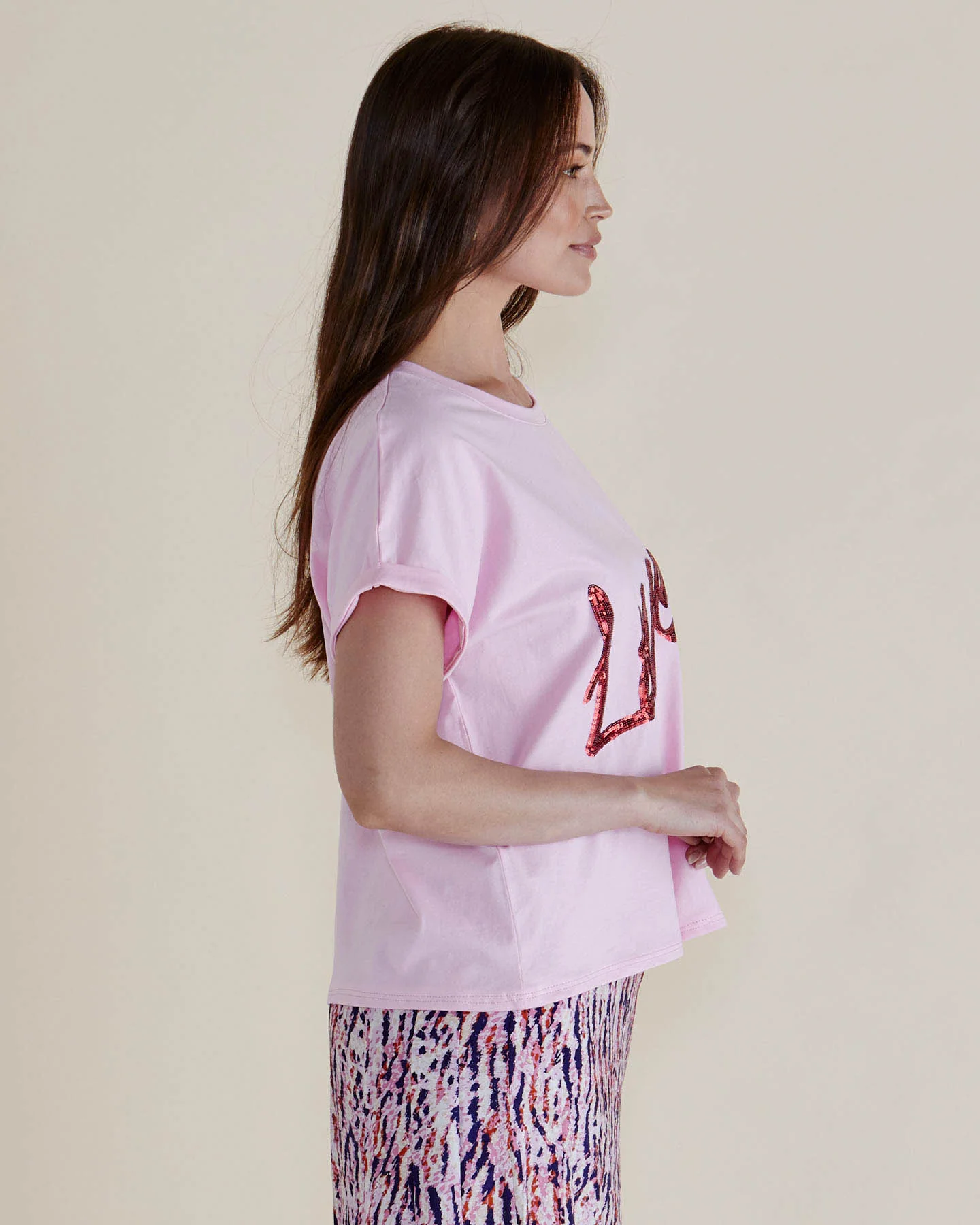 Betty Basics Lover Tee Pink - Image 5