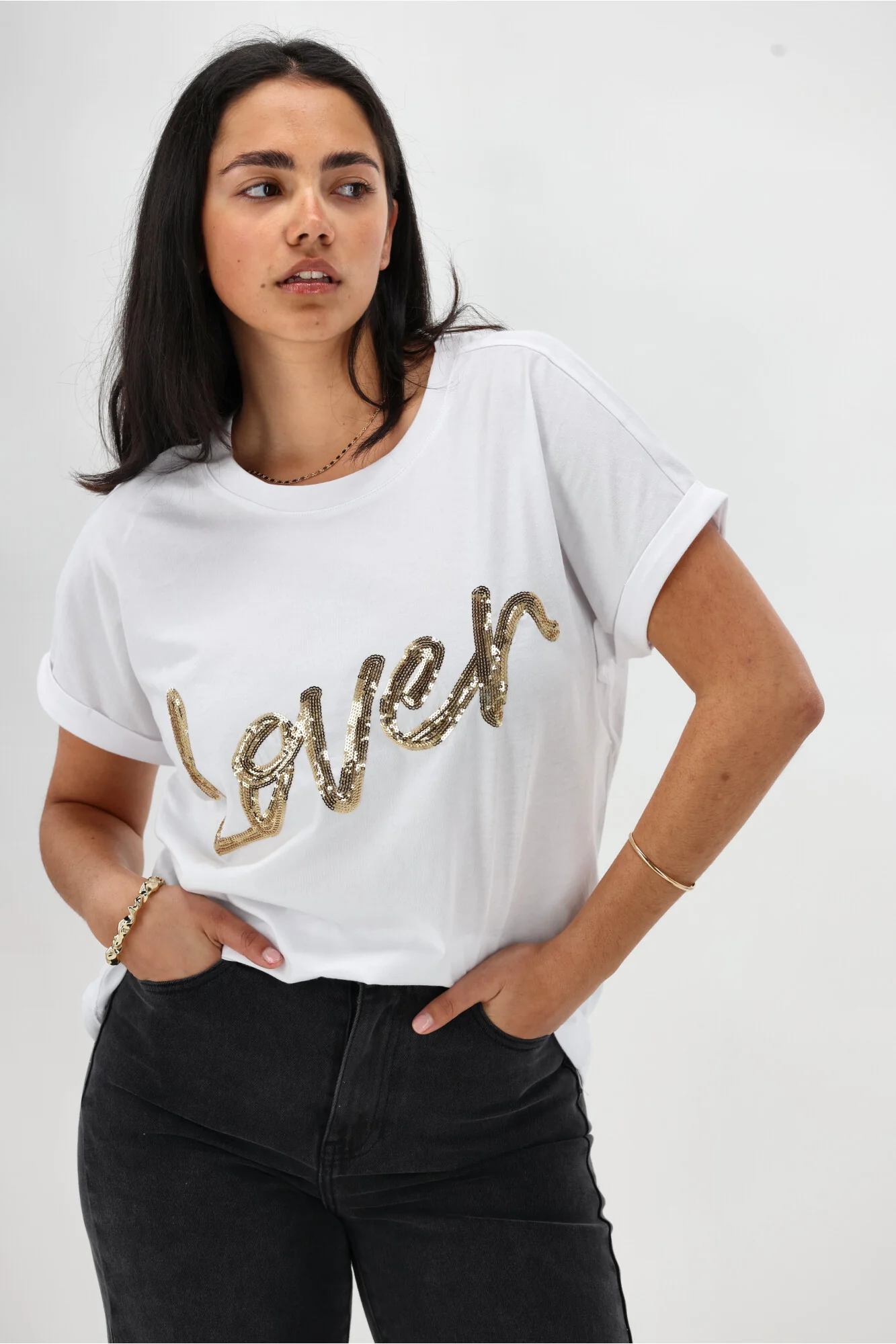 Betty Basics Lover Tee White - Image 2