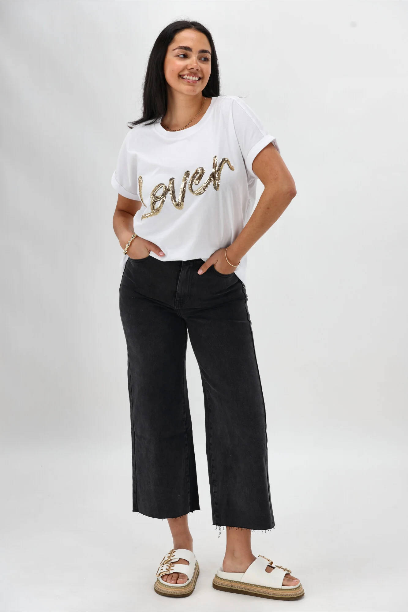 Betty Basics Lover Tee White - Image 3