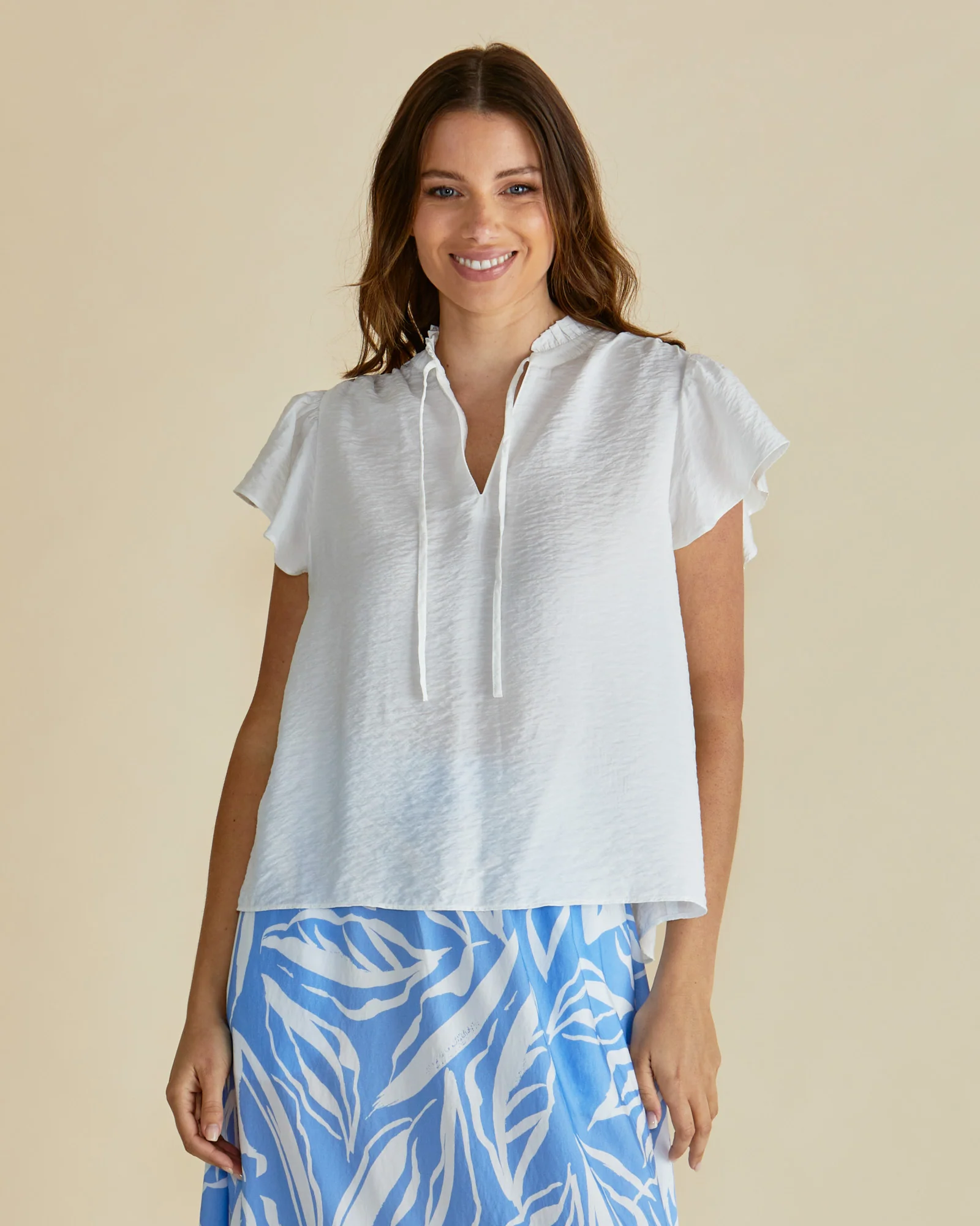 Betty Basics Lyra Blouse White