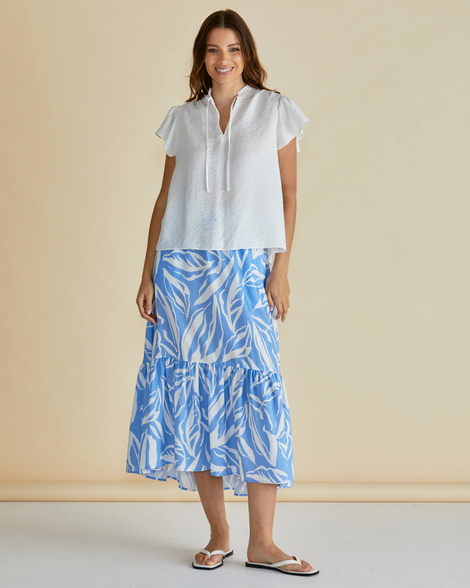 Betty Basics Lyra Blouse White - Image 2