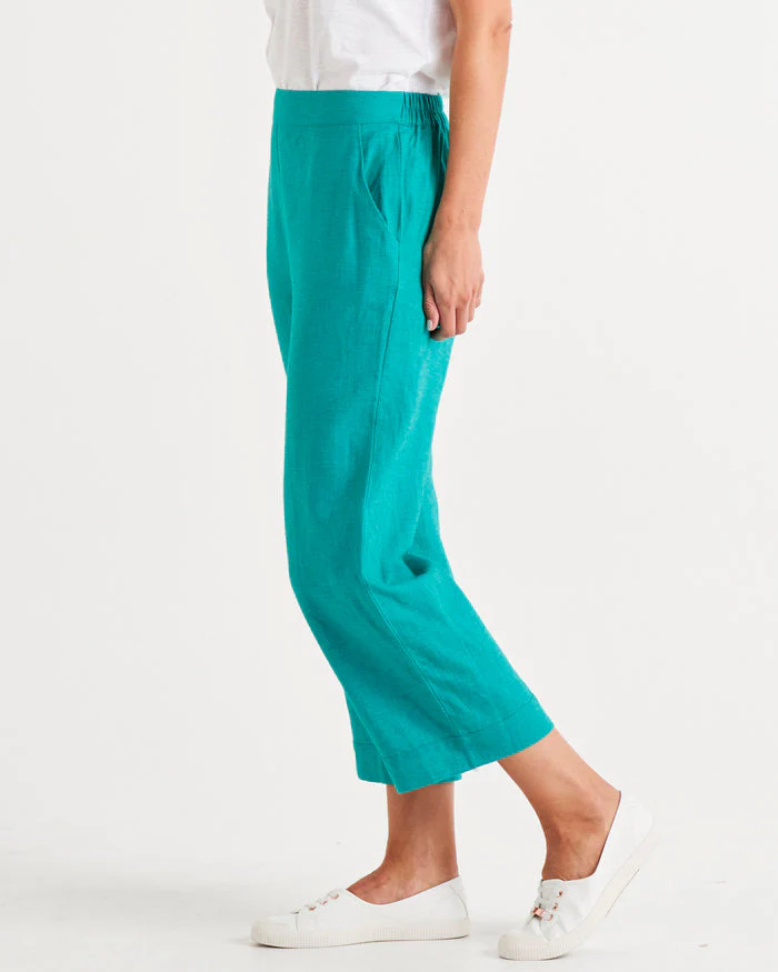 Betty Basics Parker Pant Teal - Image 4