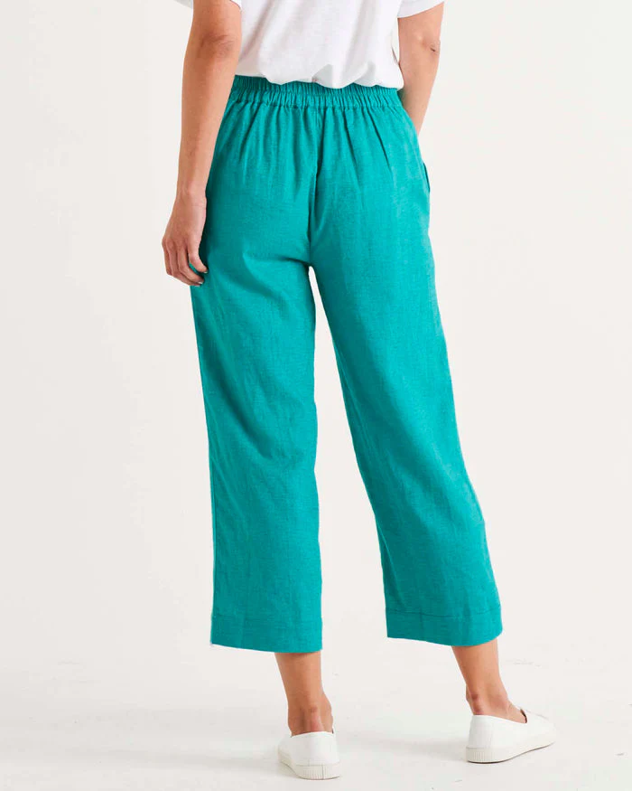 Betty Basics Parker Pant Teal - Image 5