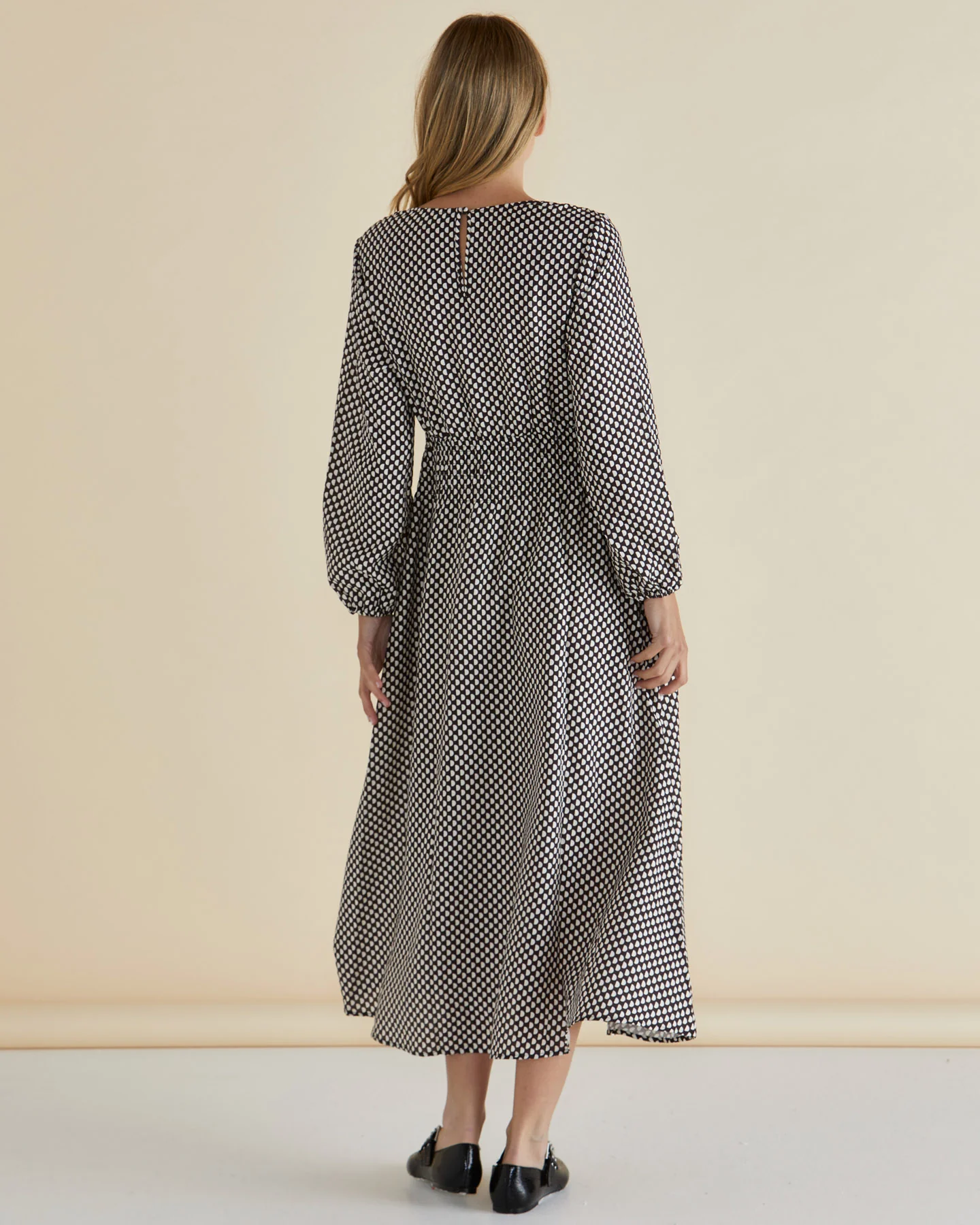 Betty Basics Rippon Dress Chocolate Print - Image 3