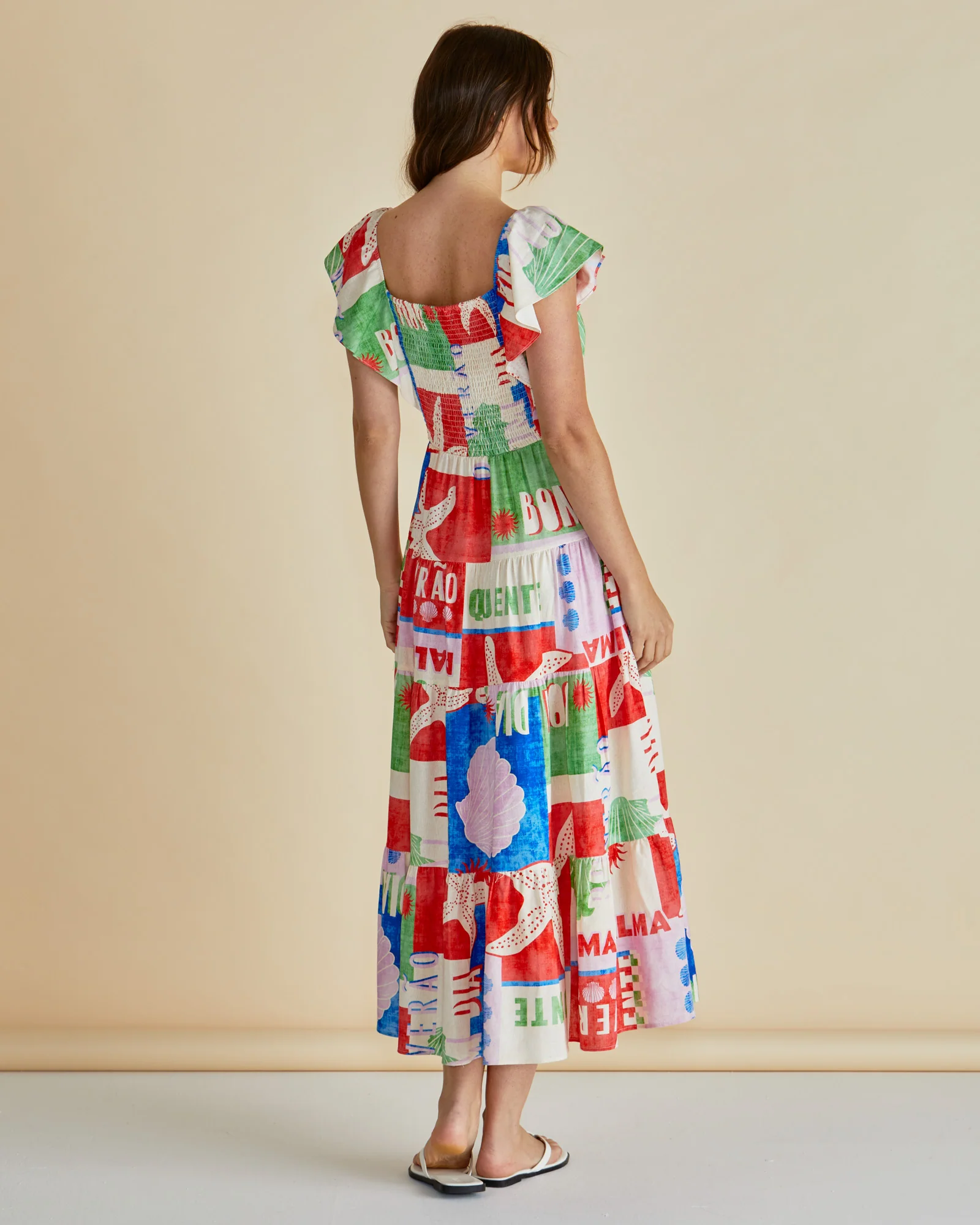 Betty Basics Sadie Dress  Seashell Print - Image 6