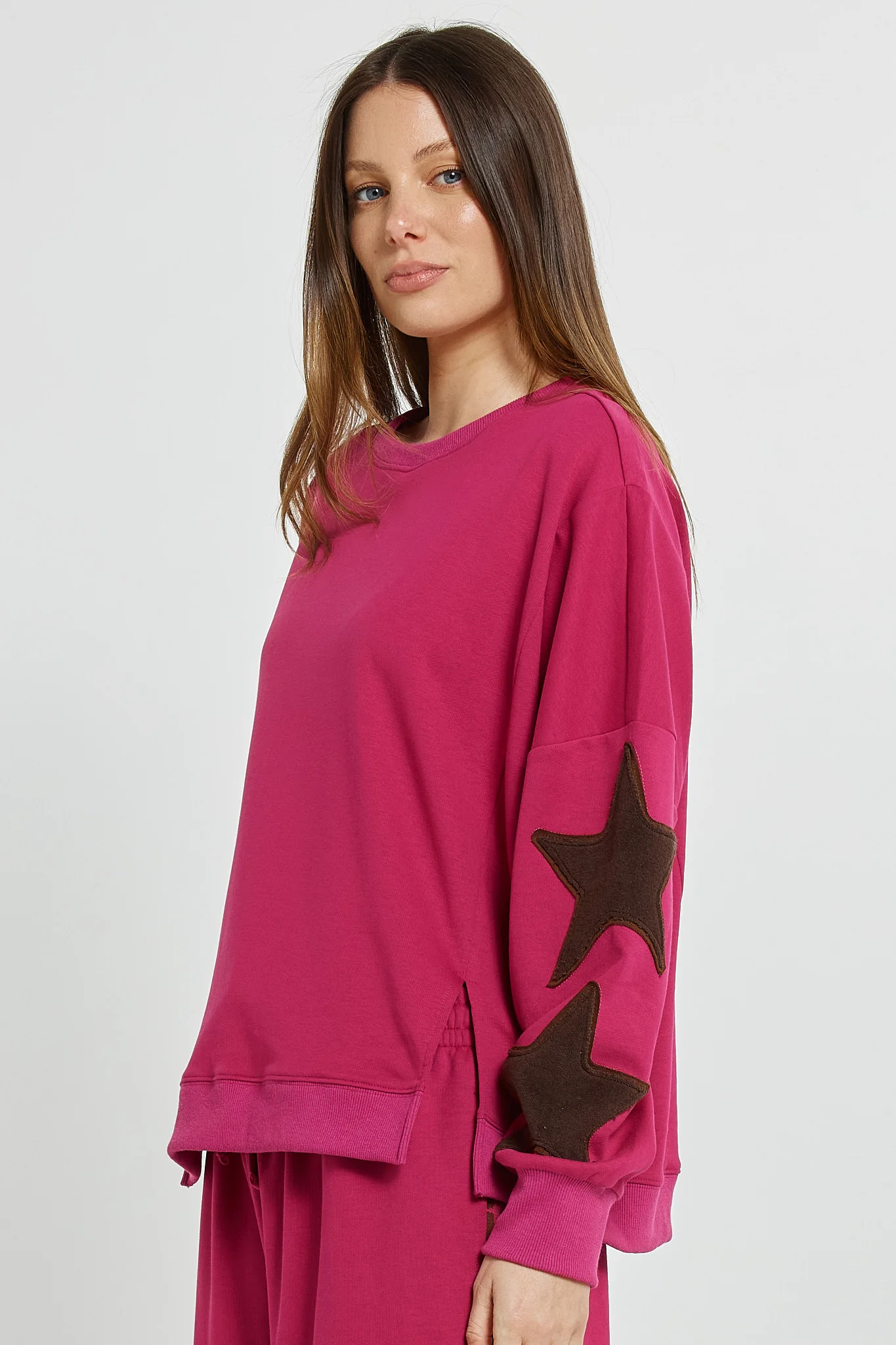 Betty Basics Saskia Sweatshirt Mulberry - Image 4
