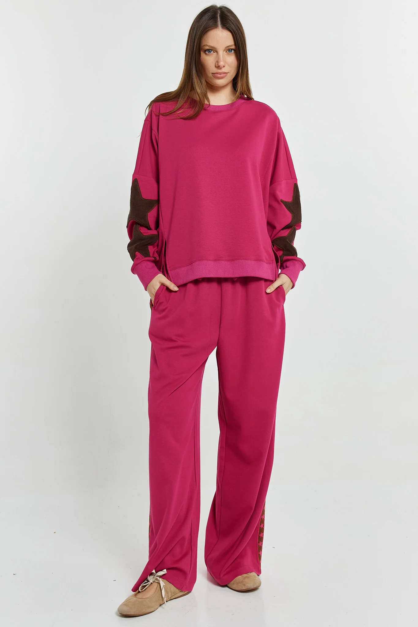 Betty Basics Saskia Sweatshirt Mulberry - Image 5
