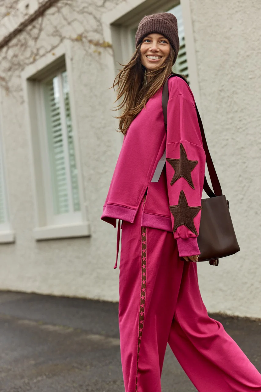 Betty Basics Saskia Sweatshirt Mulberry - Image 6