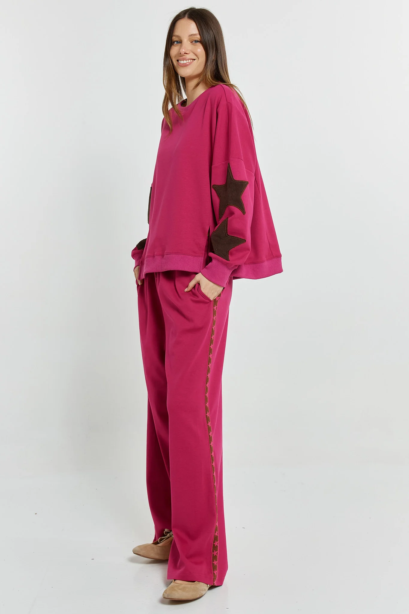 Betty Basics Saskia Sweatshirt Mulberry - Image 7