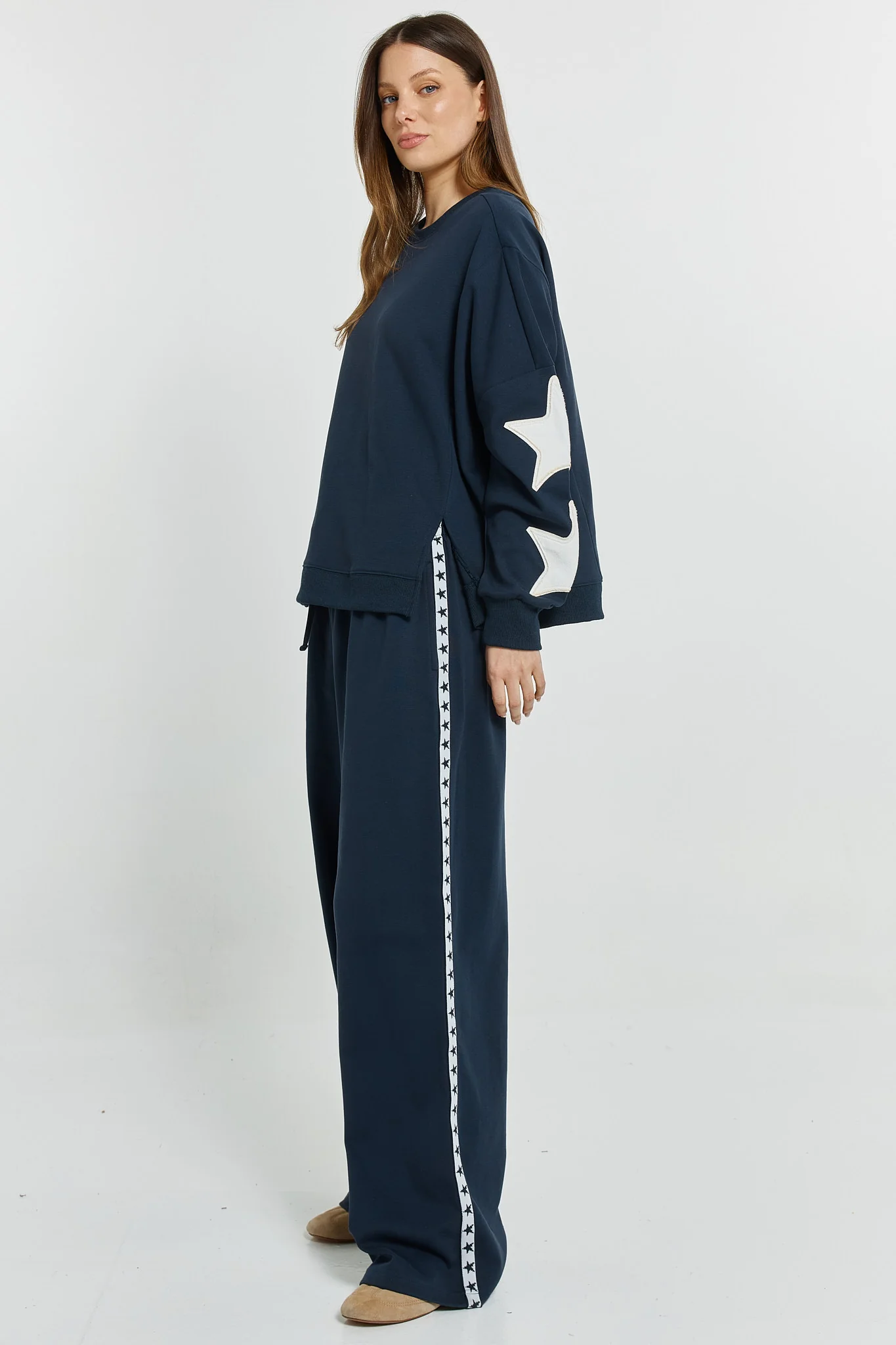 Betty Basics Saskia Trackpant Navy - Image 3