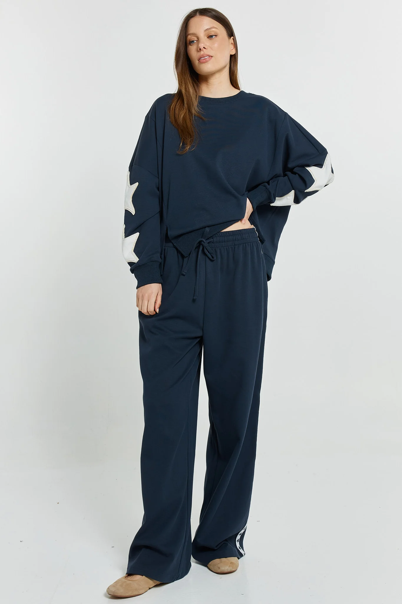 Betty Basics Saskia Trackpant Navy - Image 4