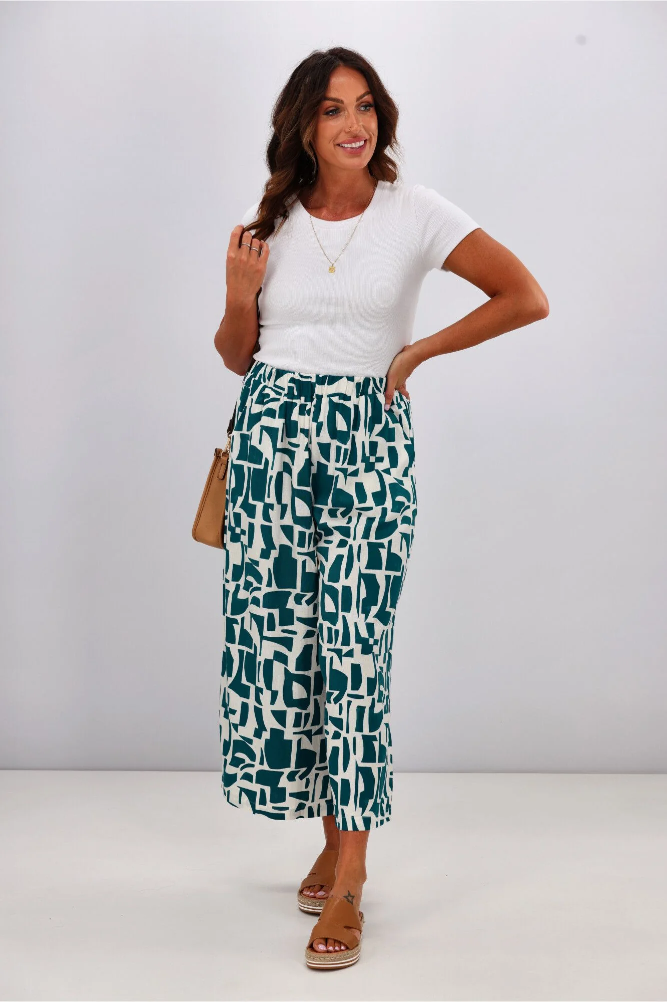 Betty Basics Senorita Pant Geo Print - Image 3