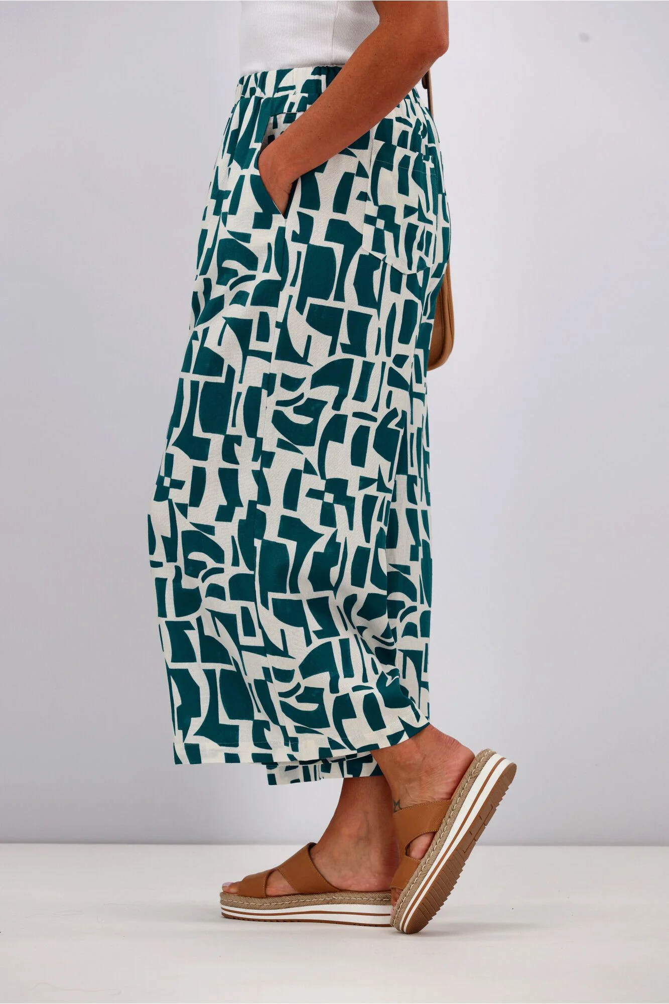 Betty Basics Senorita Pant Geo Print - Image 4