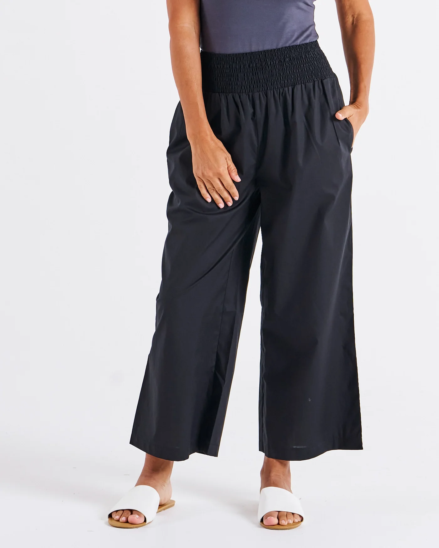 Betty Basics Sevilla Wide Leg Pant Black - Image 2