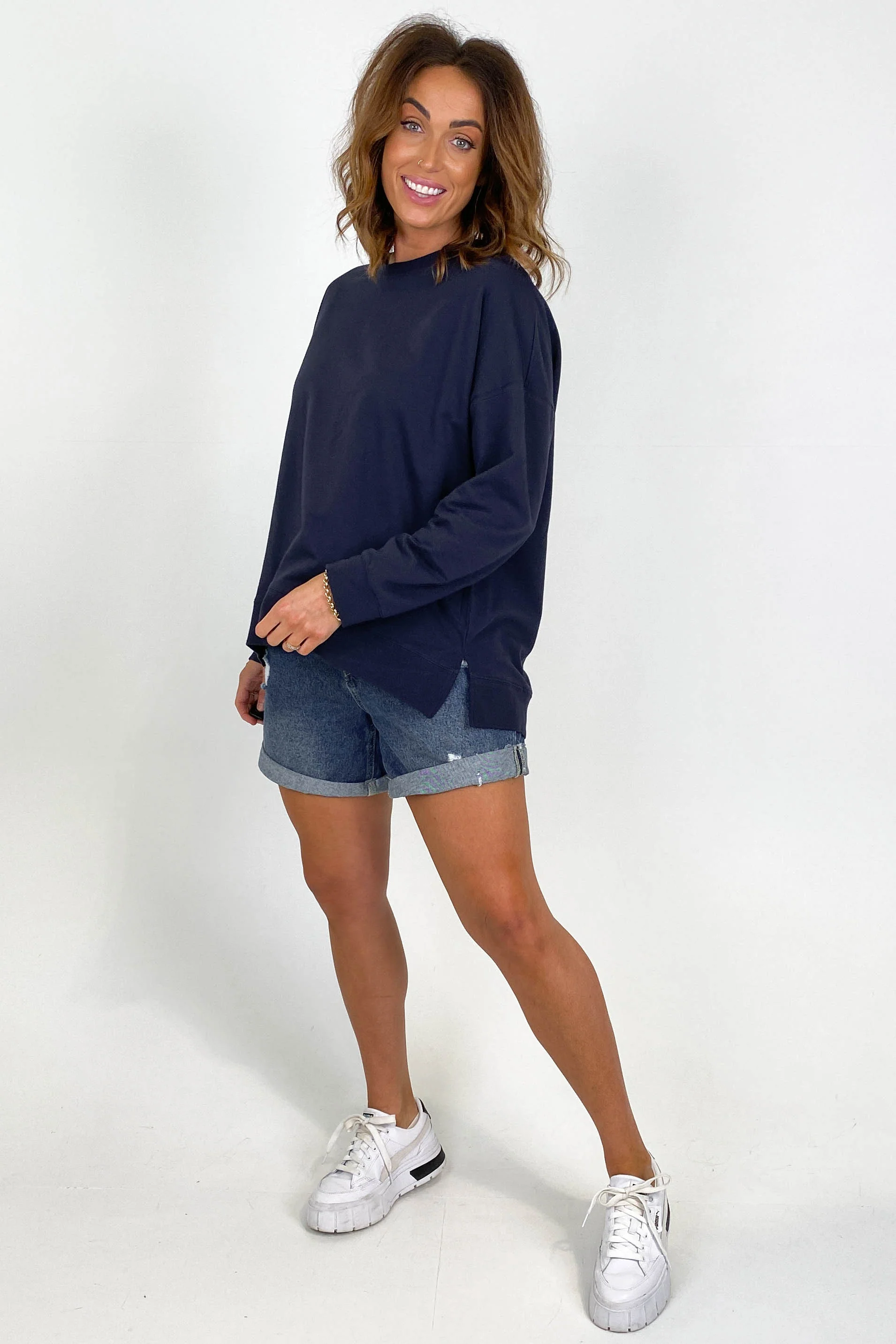 Betty Basics Sienna Sweat Navy - Image 5