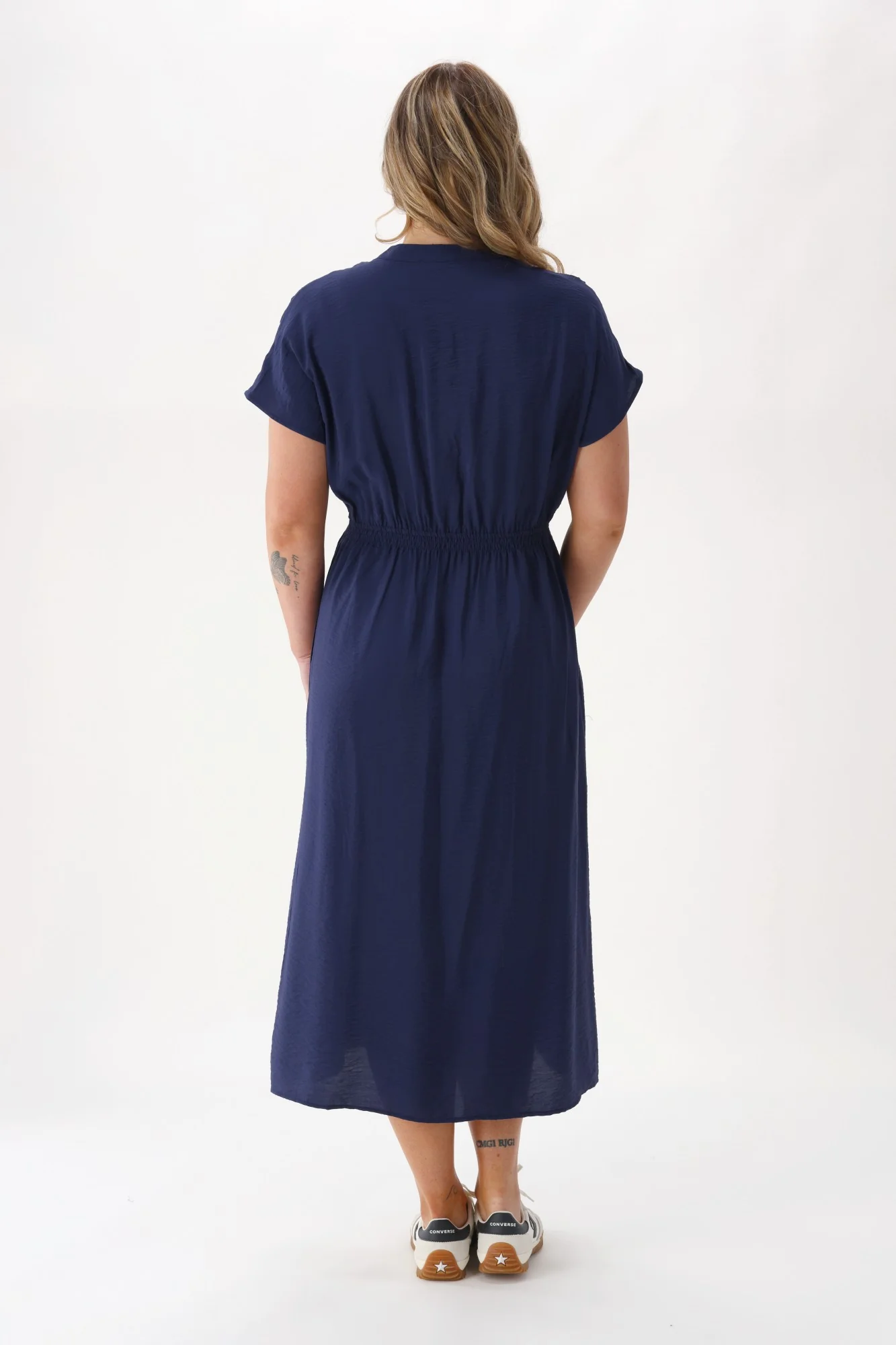Betty Basics Simone Dress Navy - Image 7