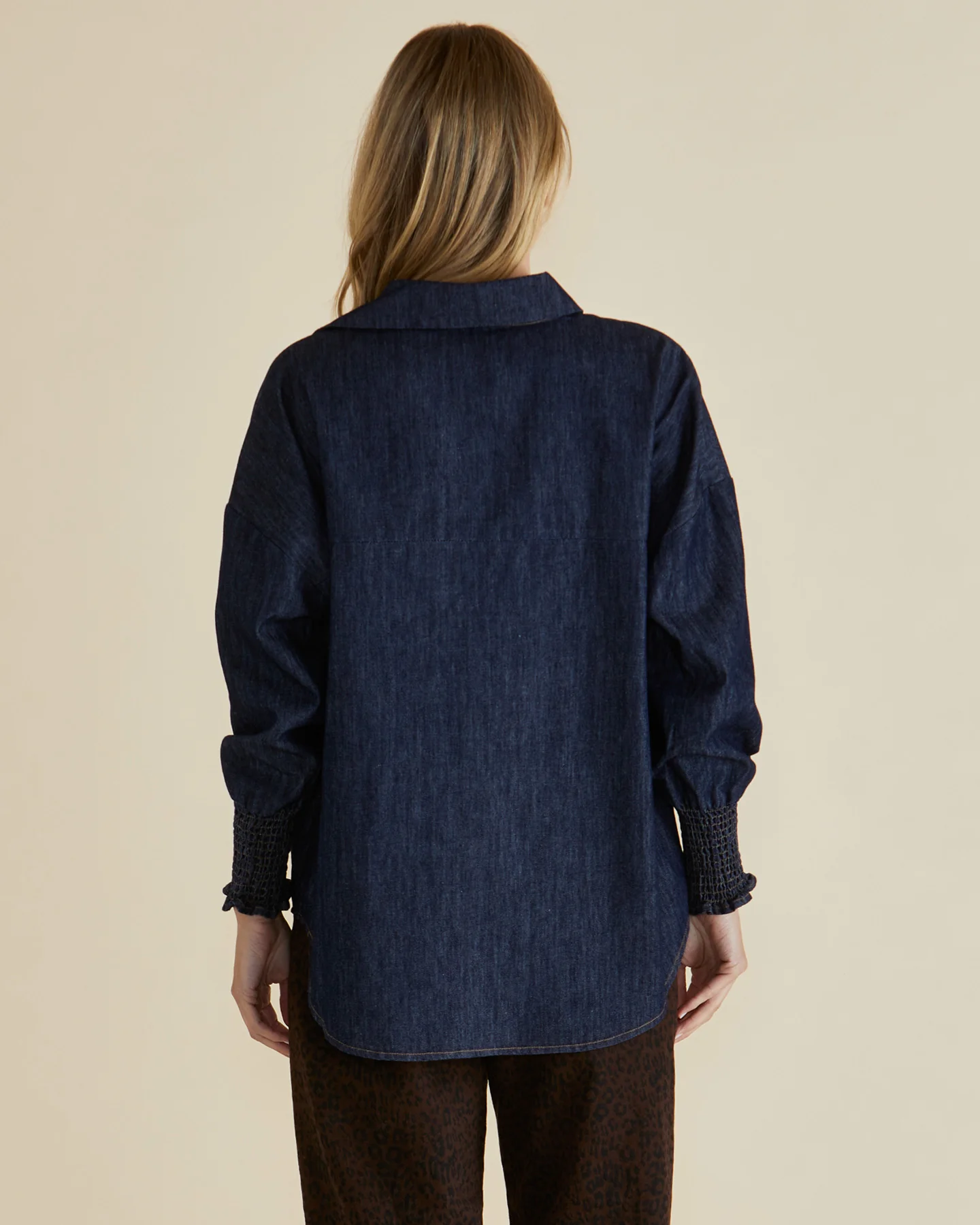 Betty Basics Sonderborg Shirt Dark Ink - Image 3