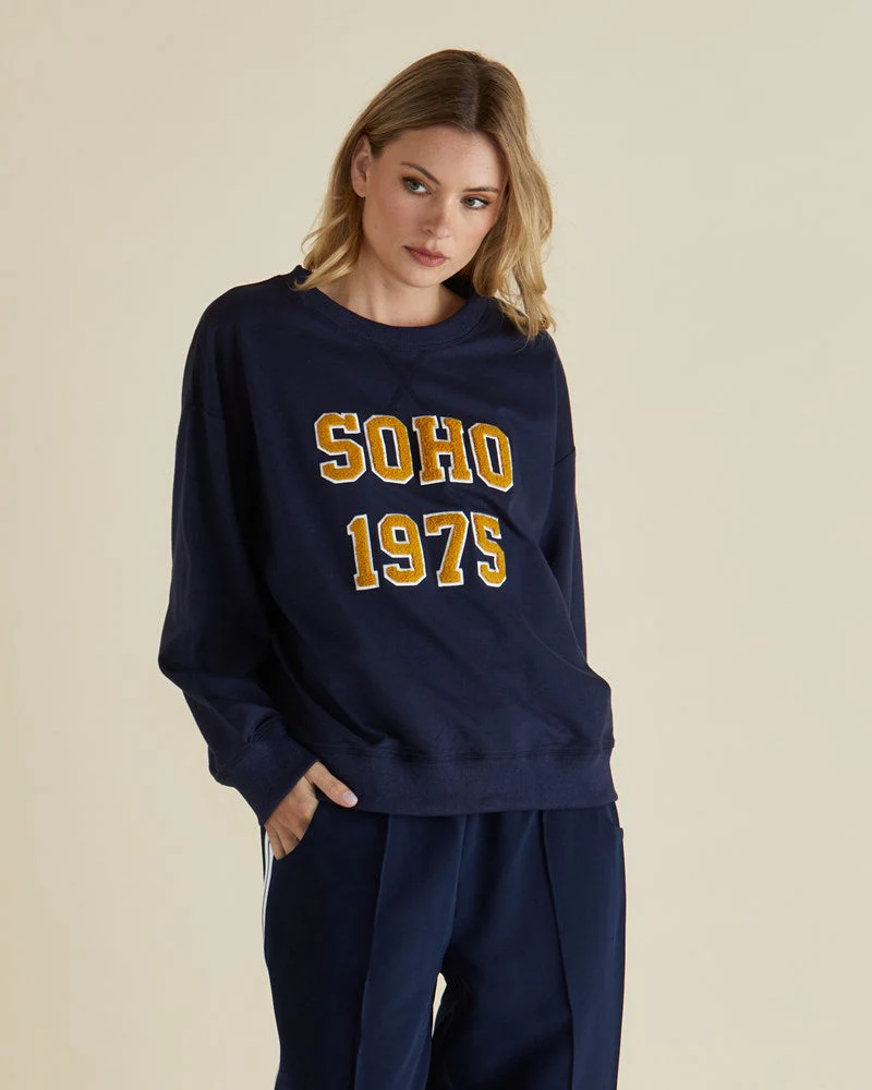 Betty Basics South Sweat Navy - Image 3