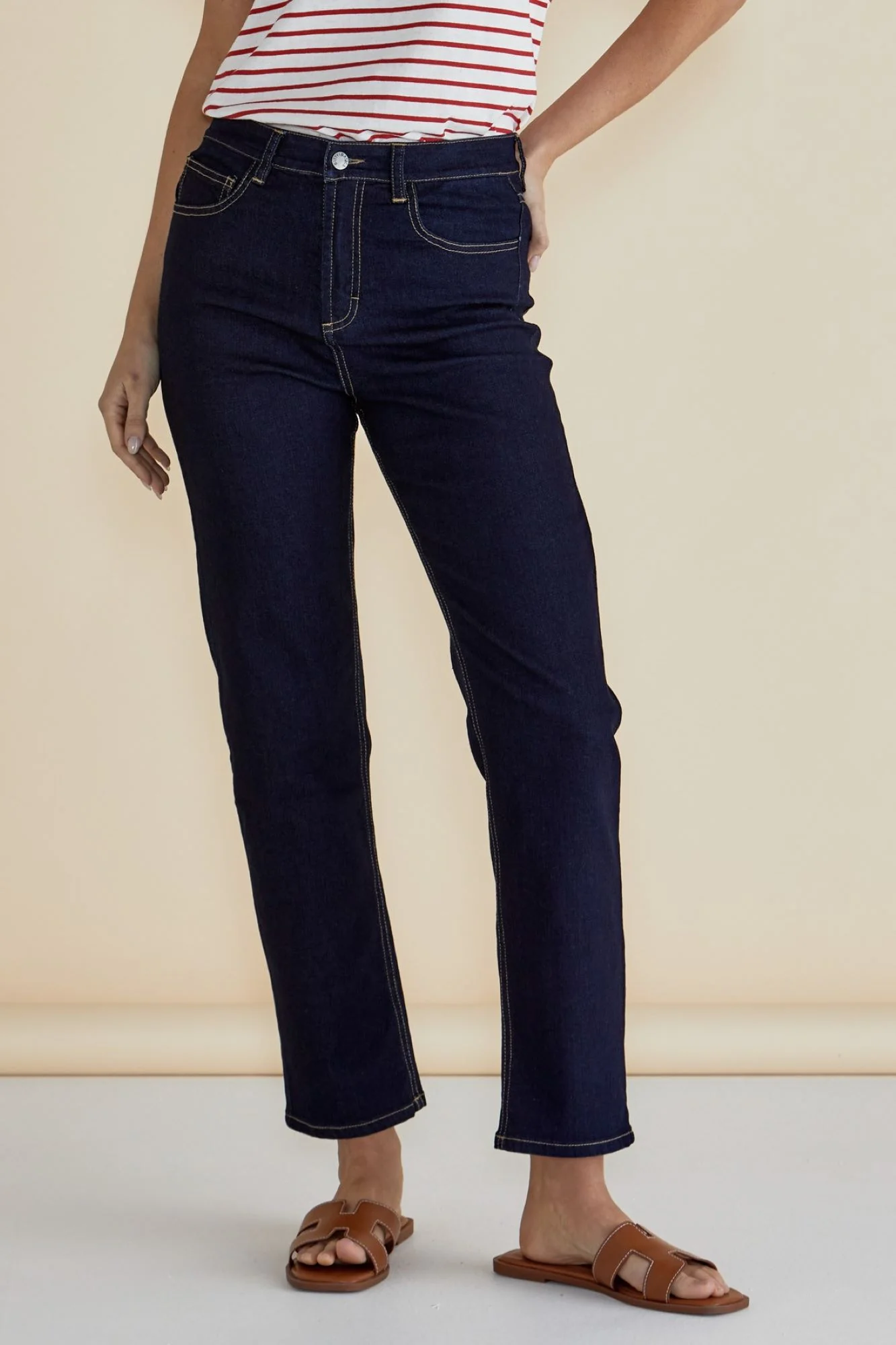 Betty Basics Stella Straight Leg Jeans Indigo - Image 2