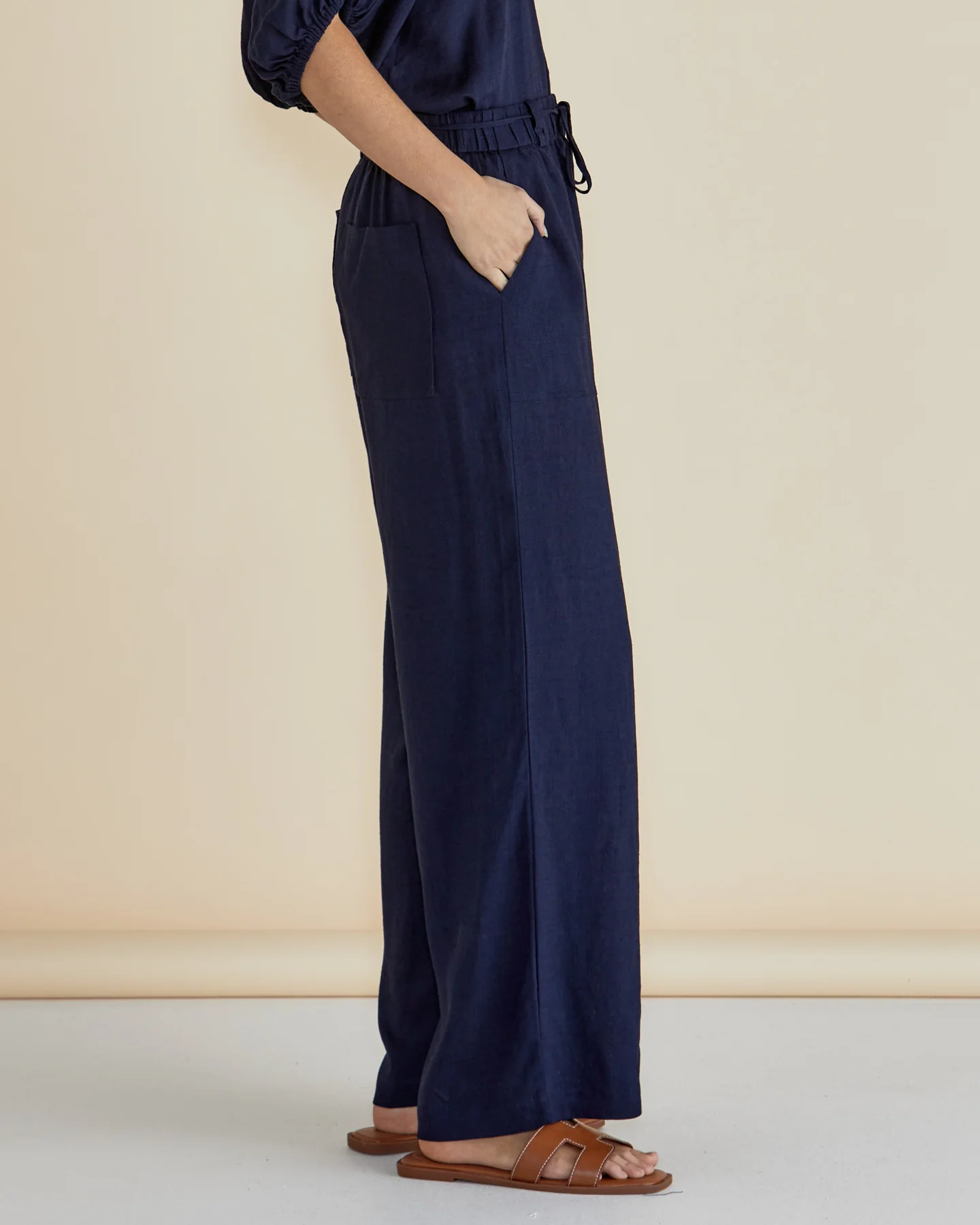 Betty Basics Tamara Pant Dark Blue - Image 3