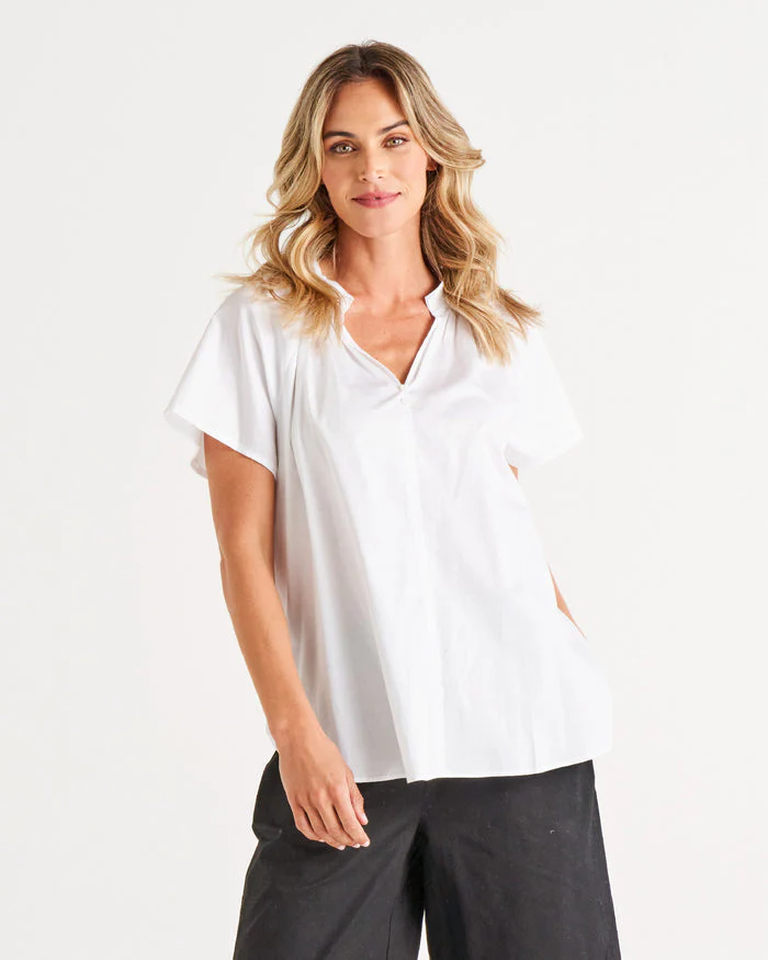Betty Basics Victoria Blouse White - Image 2