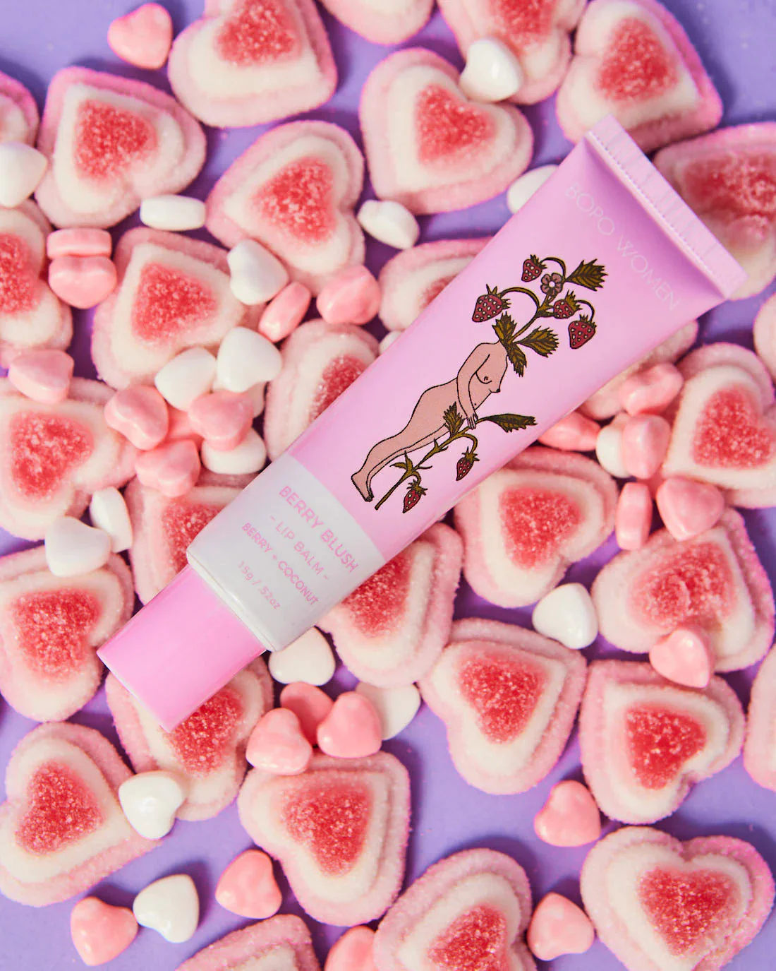 Bopo Women Berry Blush Lip Balm - Image 3
