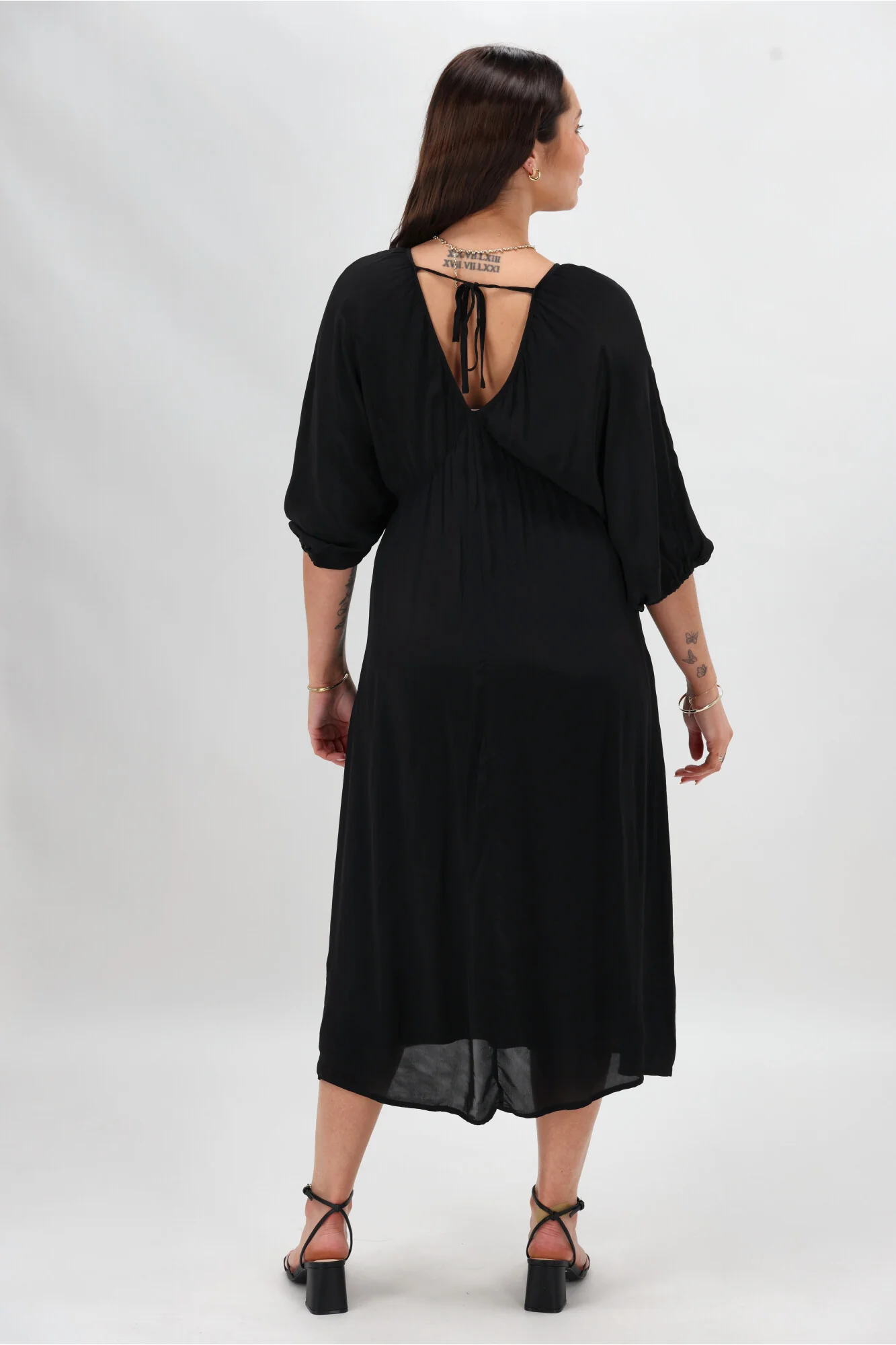 Celebration By Shine On Lorna Blouson Dress Black - Image 10