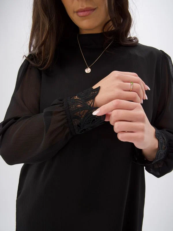 Celebration Halo Blouse Black - Image 4