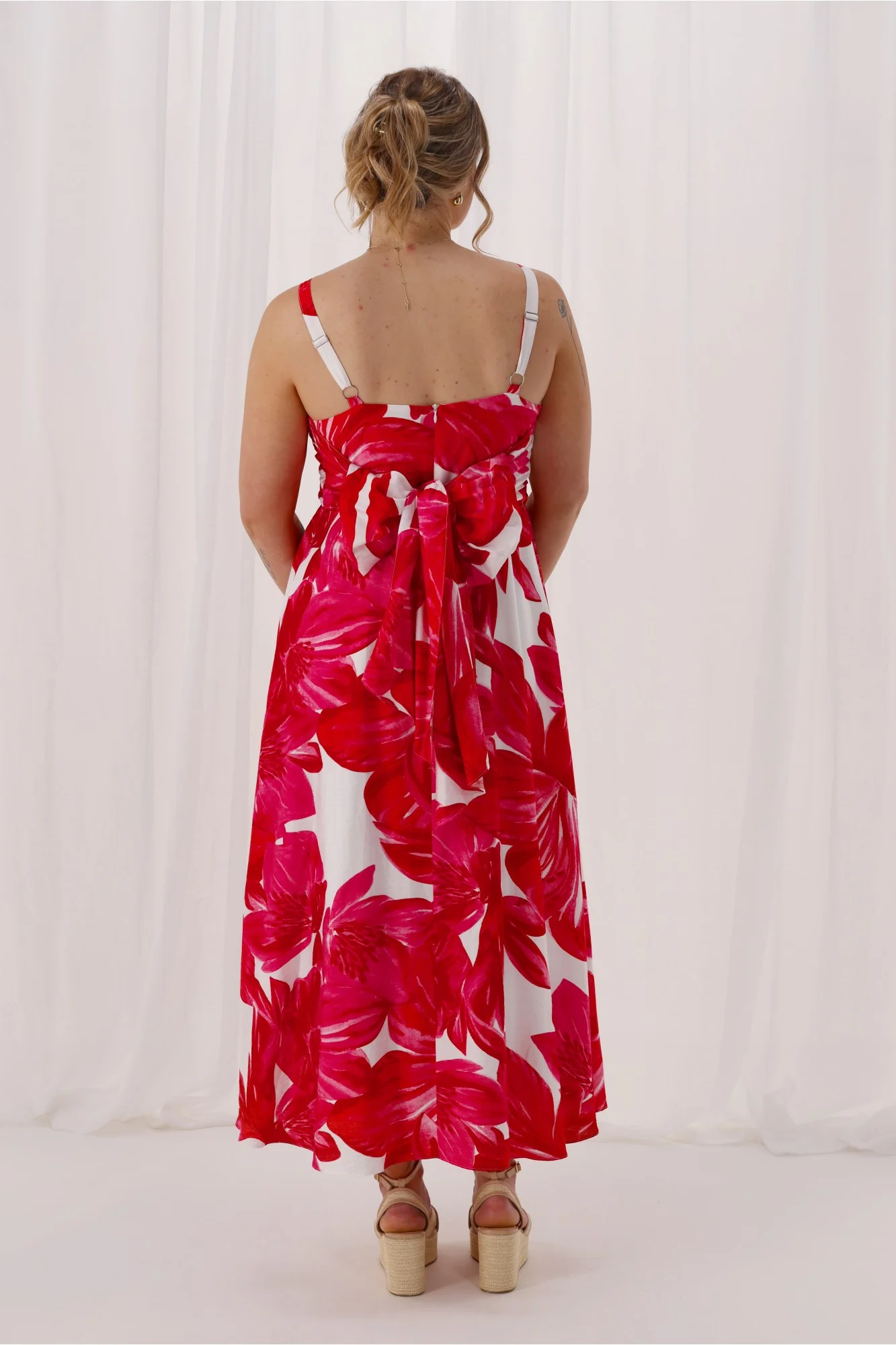Celebration Lyra Hibiscus Print Dress Floral - Image 10