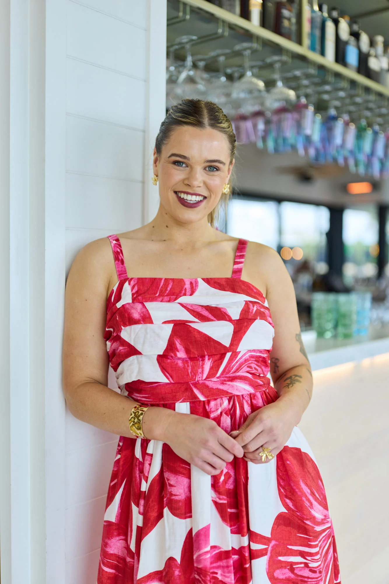 Celebration Lyra Hibiscus Print Dress Floral - Image 2