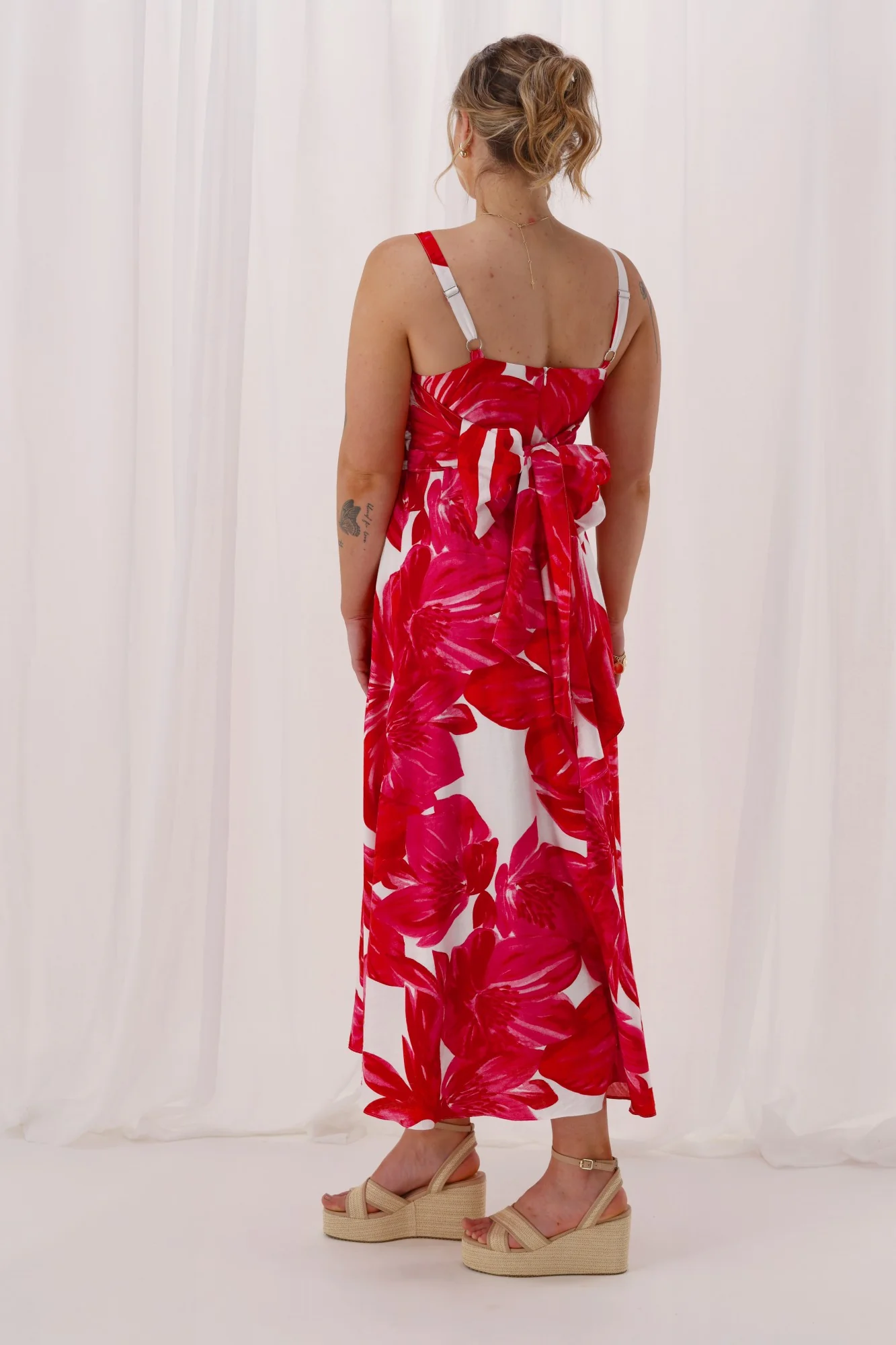 Celebration Lyra Hibiscus Print Dress Floral - Image 9