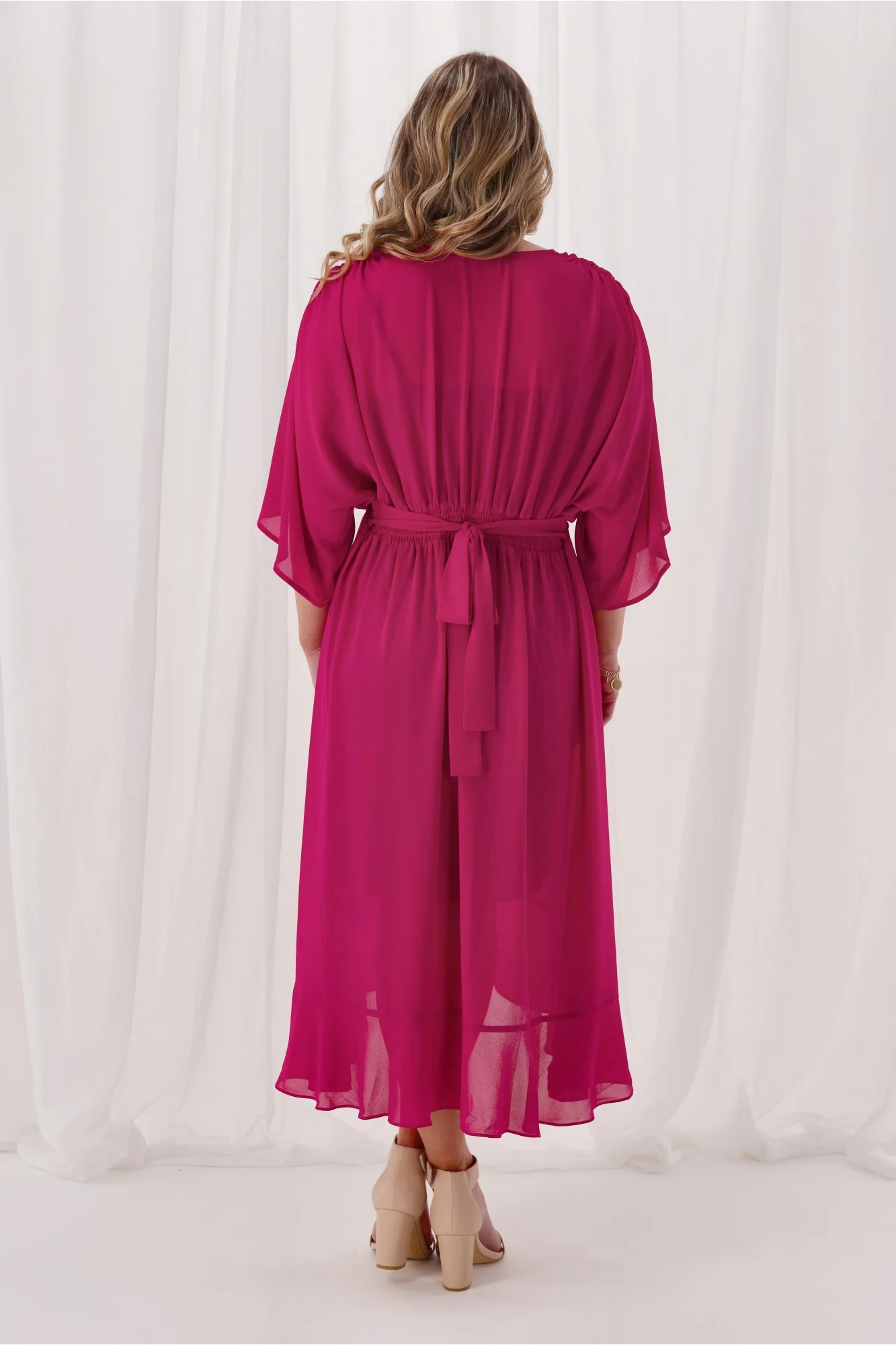 Celebration Opal Wrap Dress Berry - Image 10