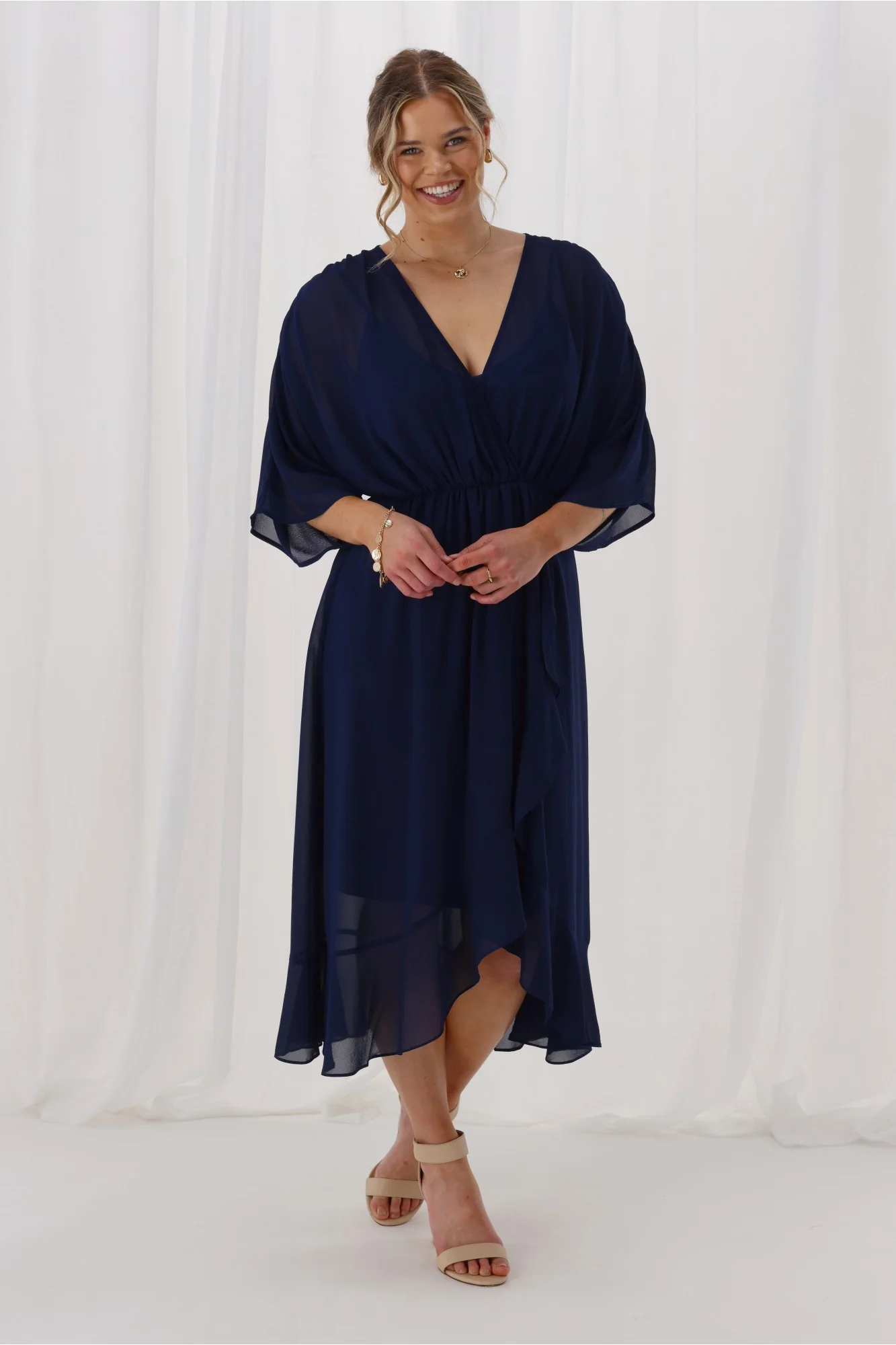 Celebration Opal Wrap Dress Midnight
