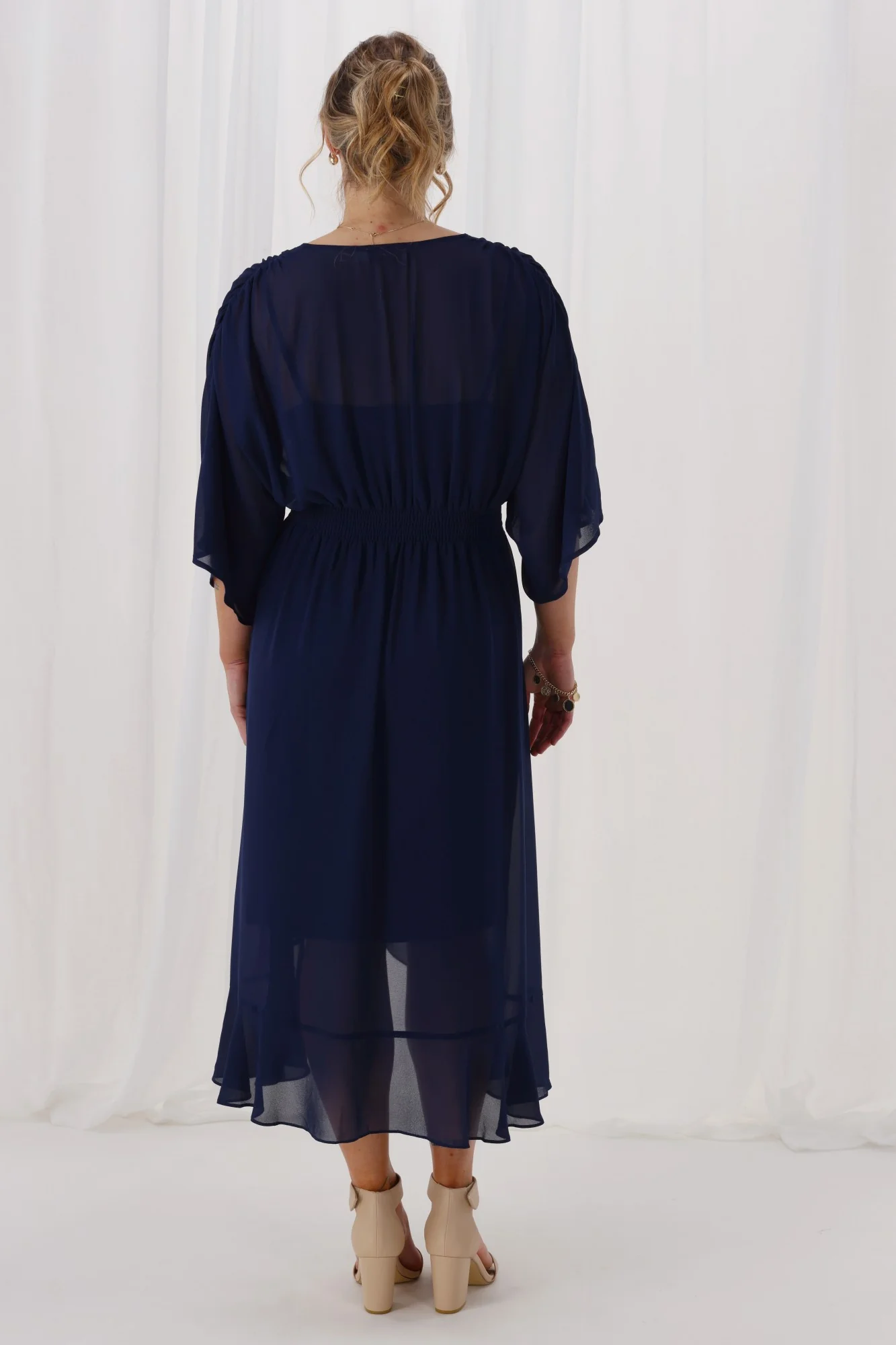 Celebration Opal Wrap Dress Midnight - Image 7
