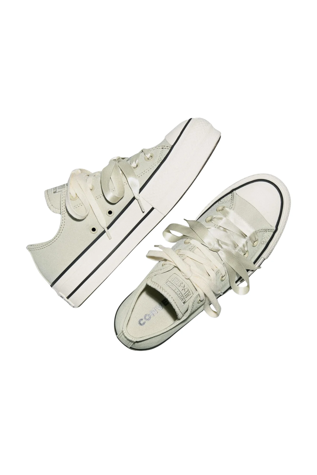 Chuck Taylor All Star Lift Platform Peached Canvas Sage Smoke - Image 5