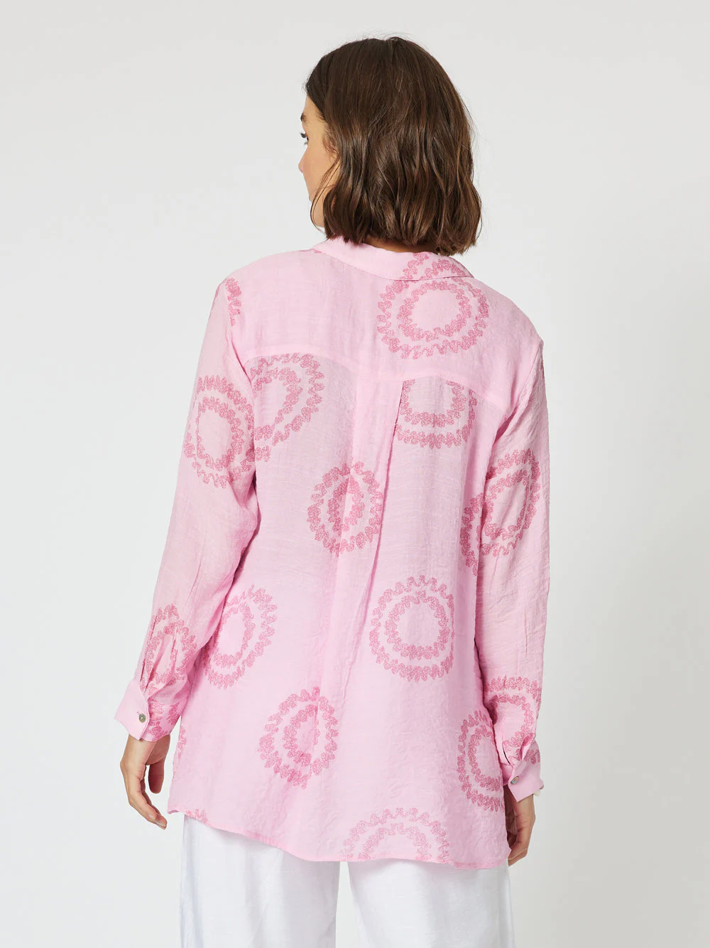 Clarity Zig Zag Shirt Pink - Image 5