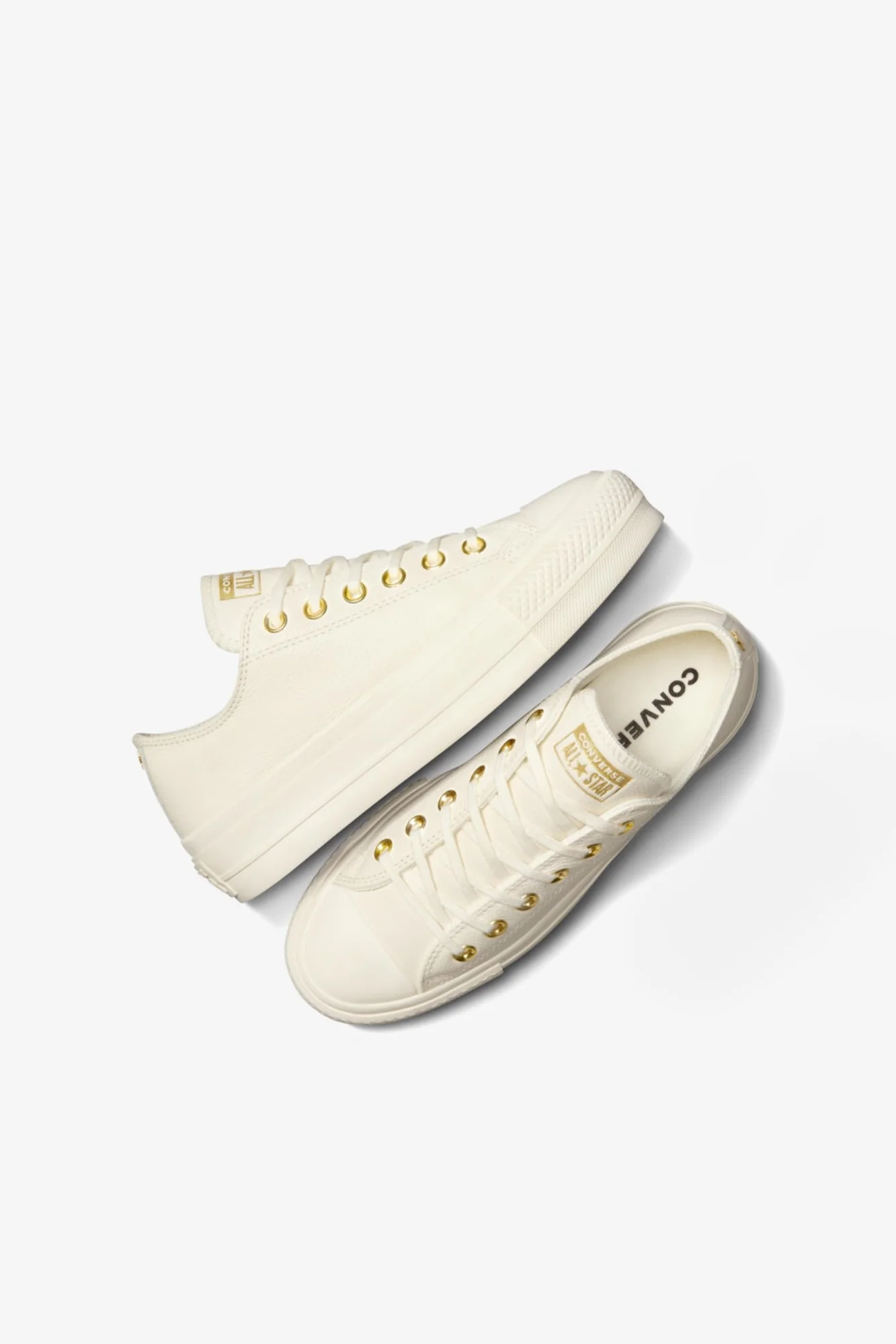 Converse Chuck Taylor All Star Lift Platform Gold Egret Gold