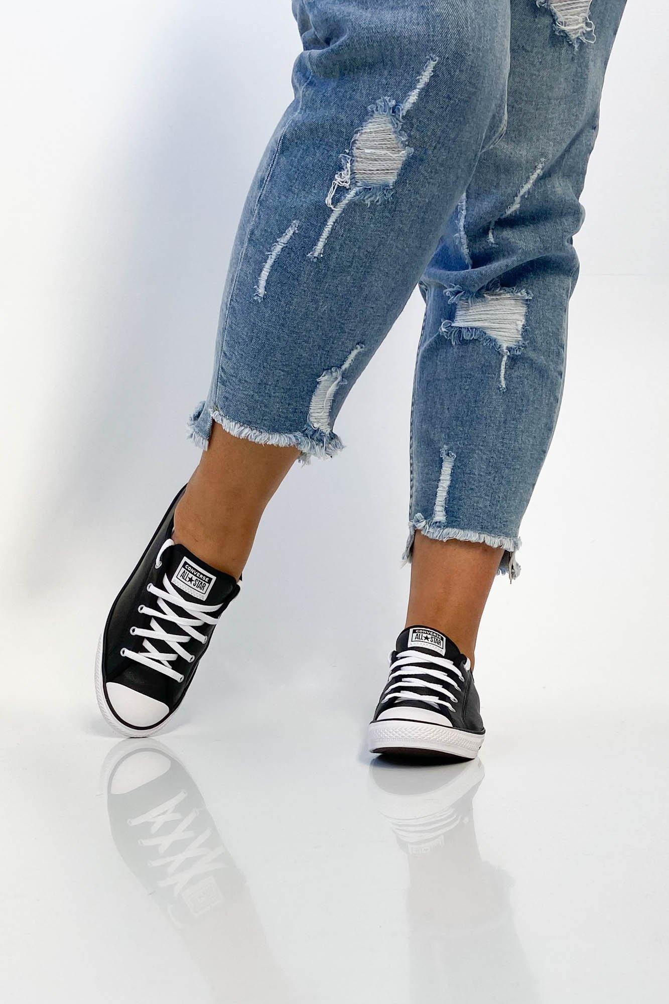Converse Chuck Taylor Dainty Leather Low Black - Image 7