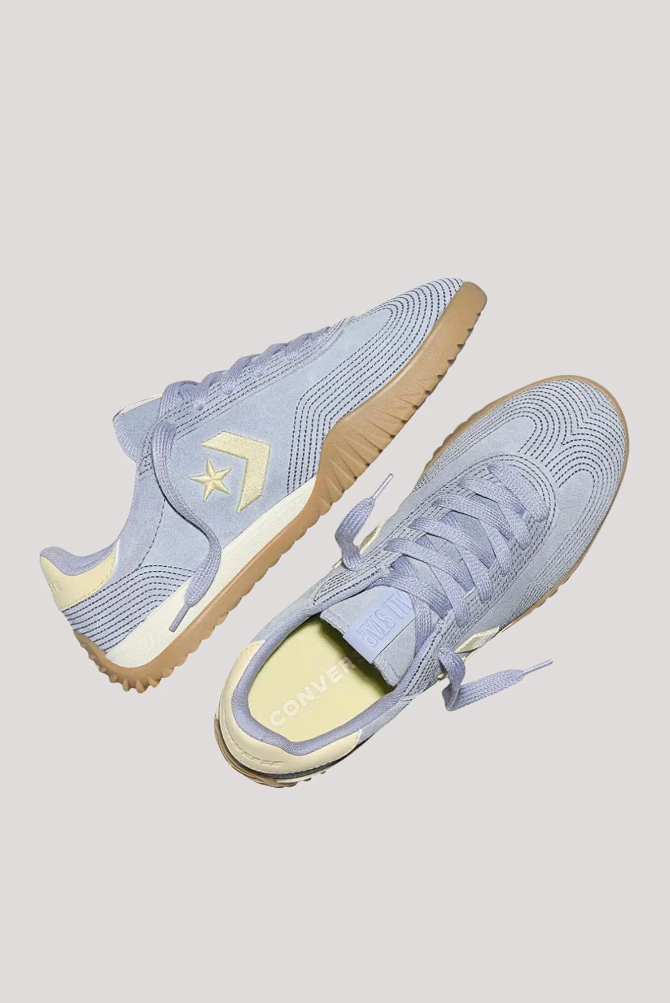 Converse Run Star Trainer Stitched Suede Thunder Whale Golden View - Image 3