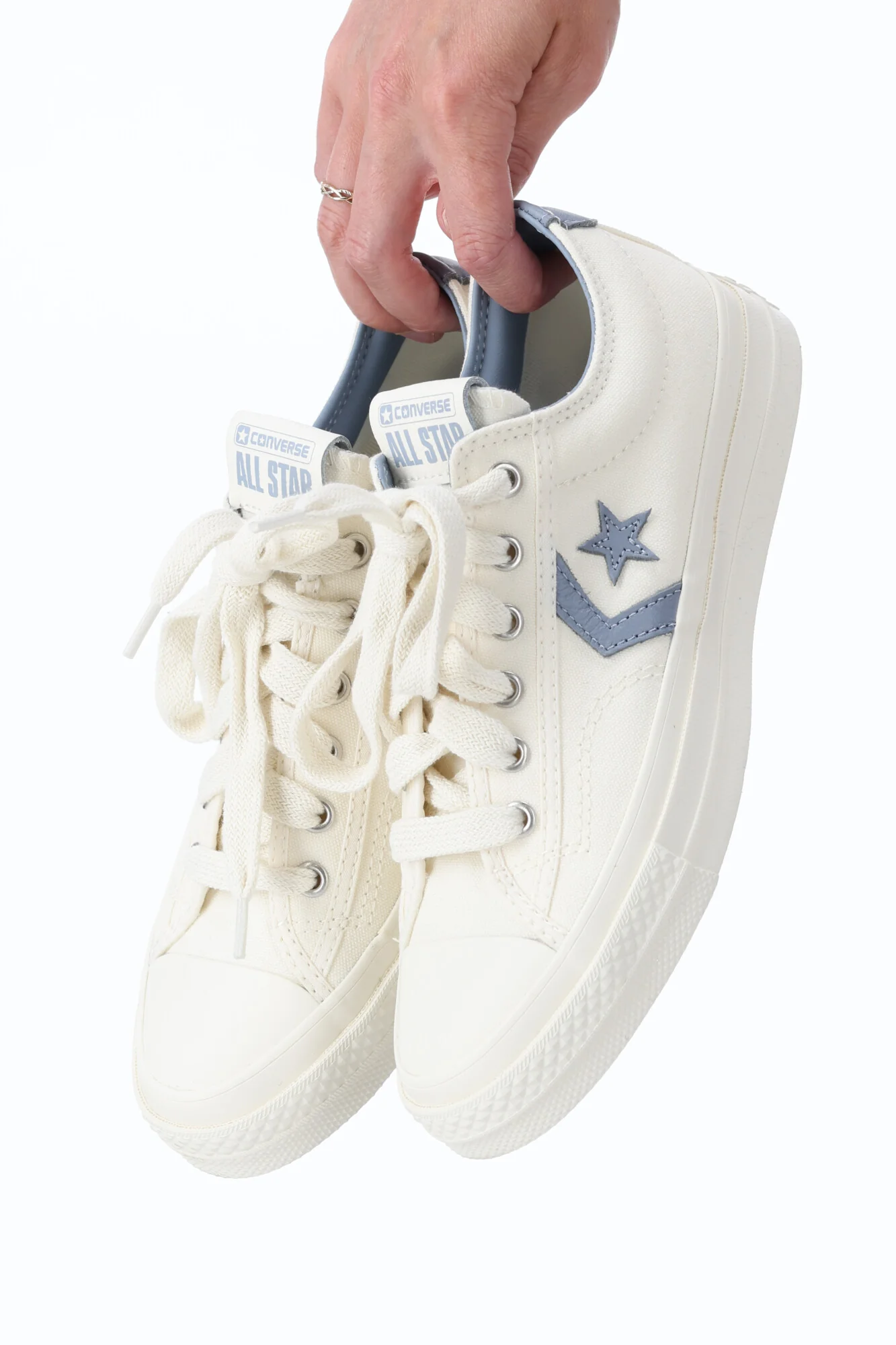 Converse Unisex Star Player 76 Archival Athletics Low Top Egret / Wet Stone - Image 2