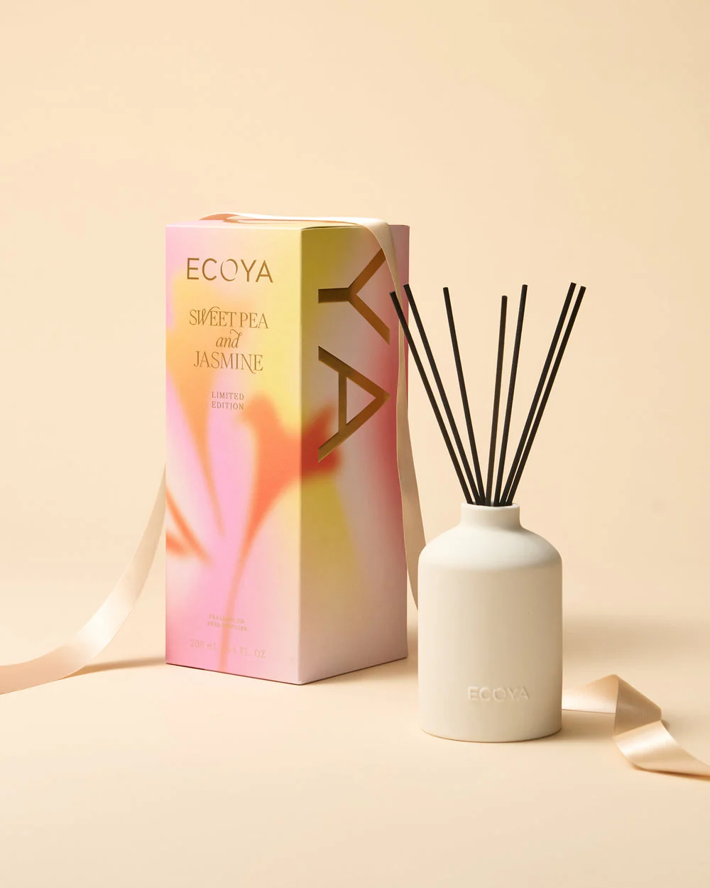 Ecoya Ceramic Diffuser Sweet Pea & Jasmine 200ml