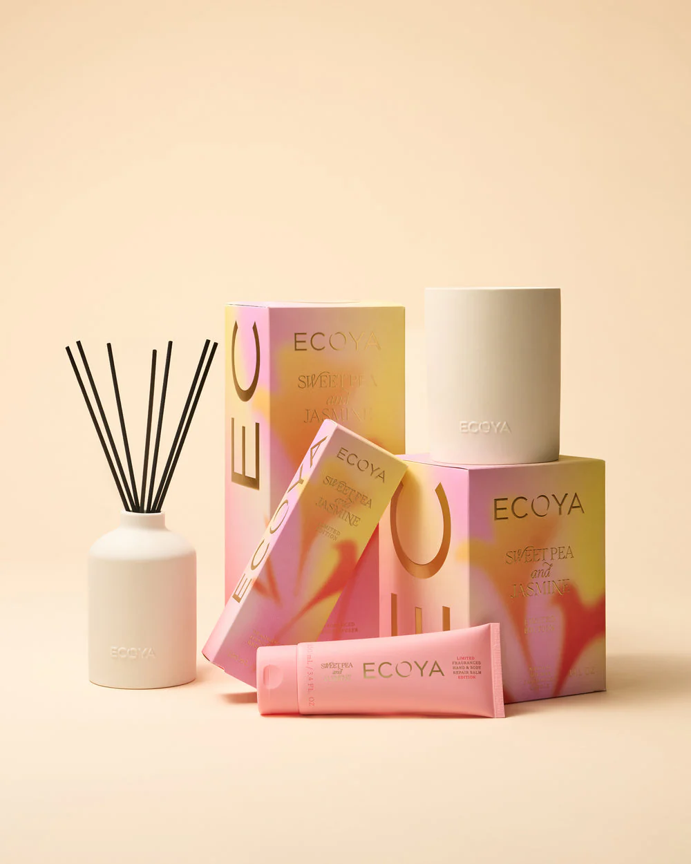 Ecoya Ceramic Diffuser Sweet Pea & Jasmine 200ml - Image 3