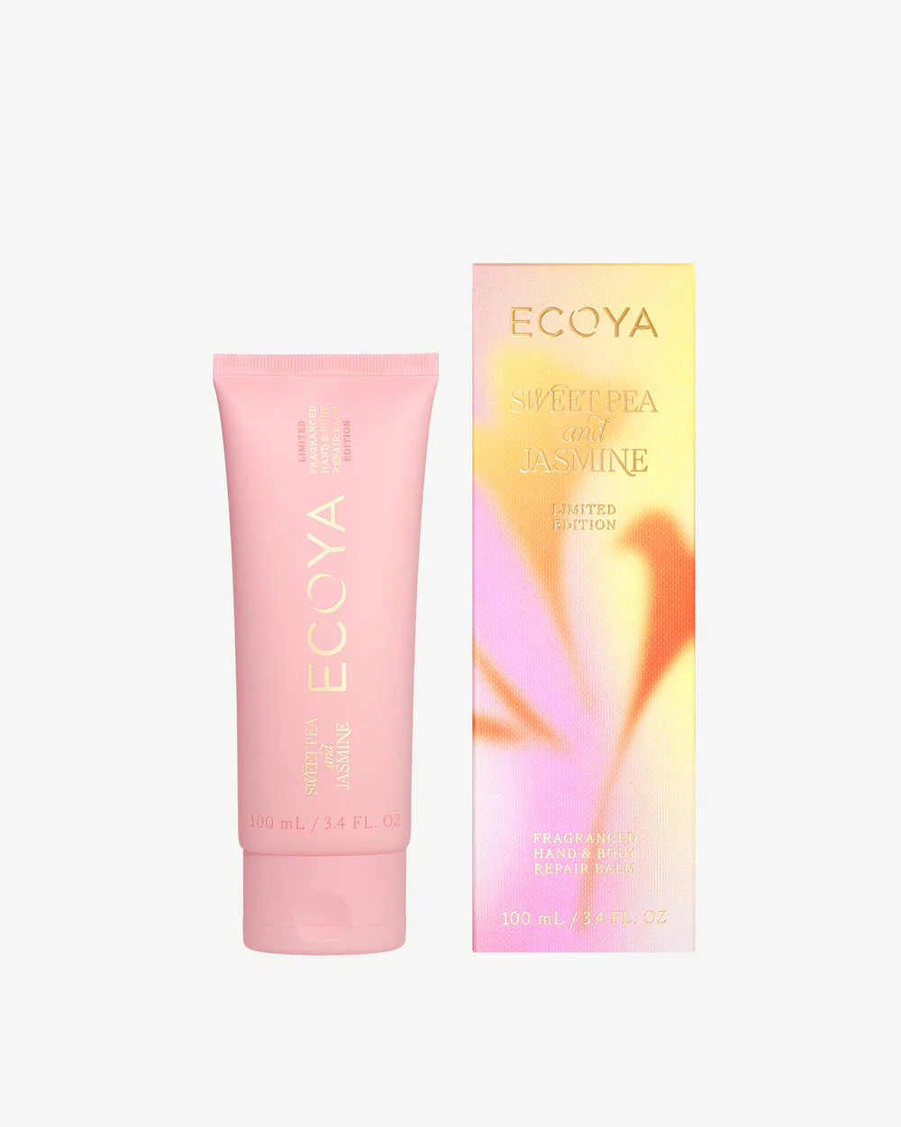 Ecoya Hand & Body Repair Balm Sweet Pea & Jasmine 100ml - Image 2