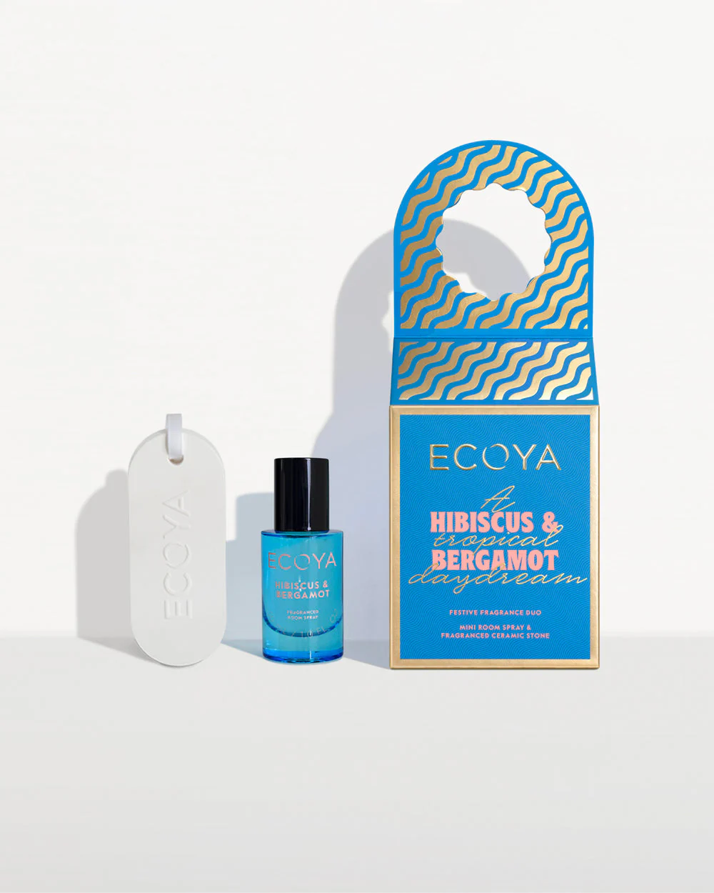 Ecoya Hibiscus & Bergamont Festive Fragrance Duo