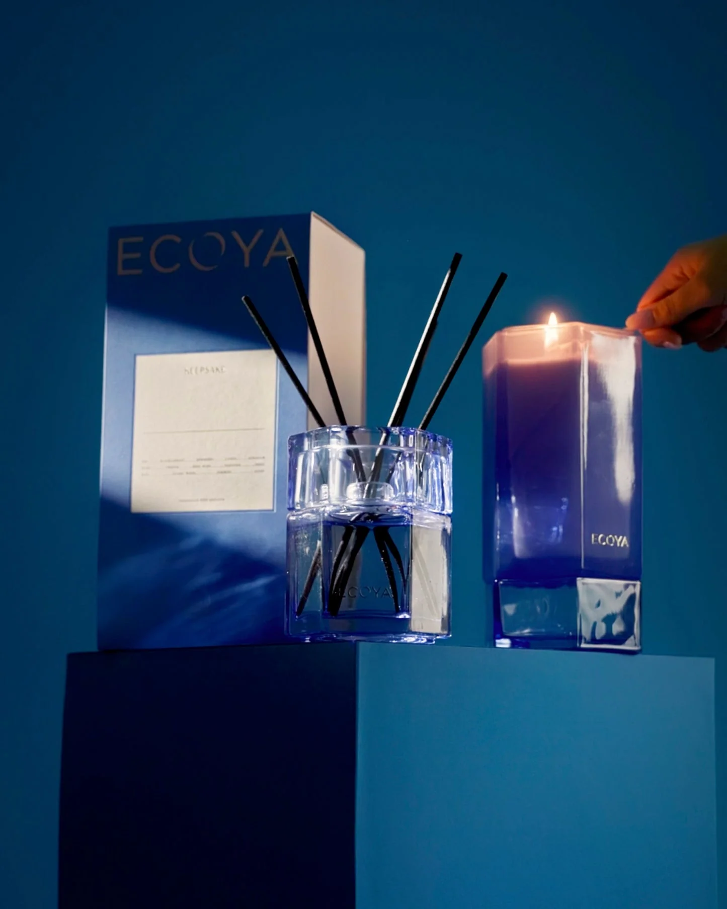 Ecoya Keepsake Candle Blue - Image 3