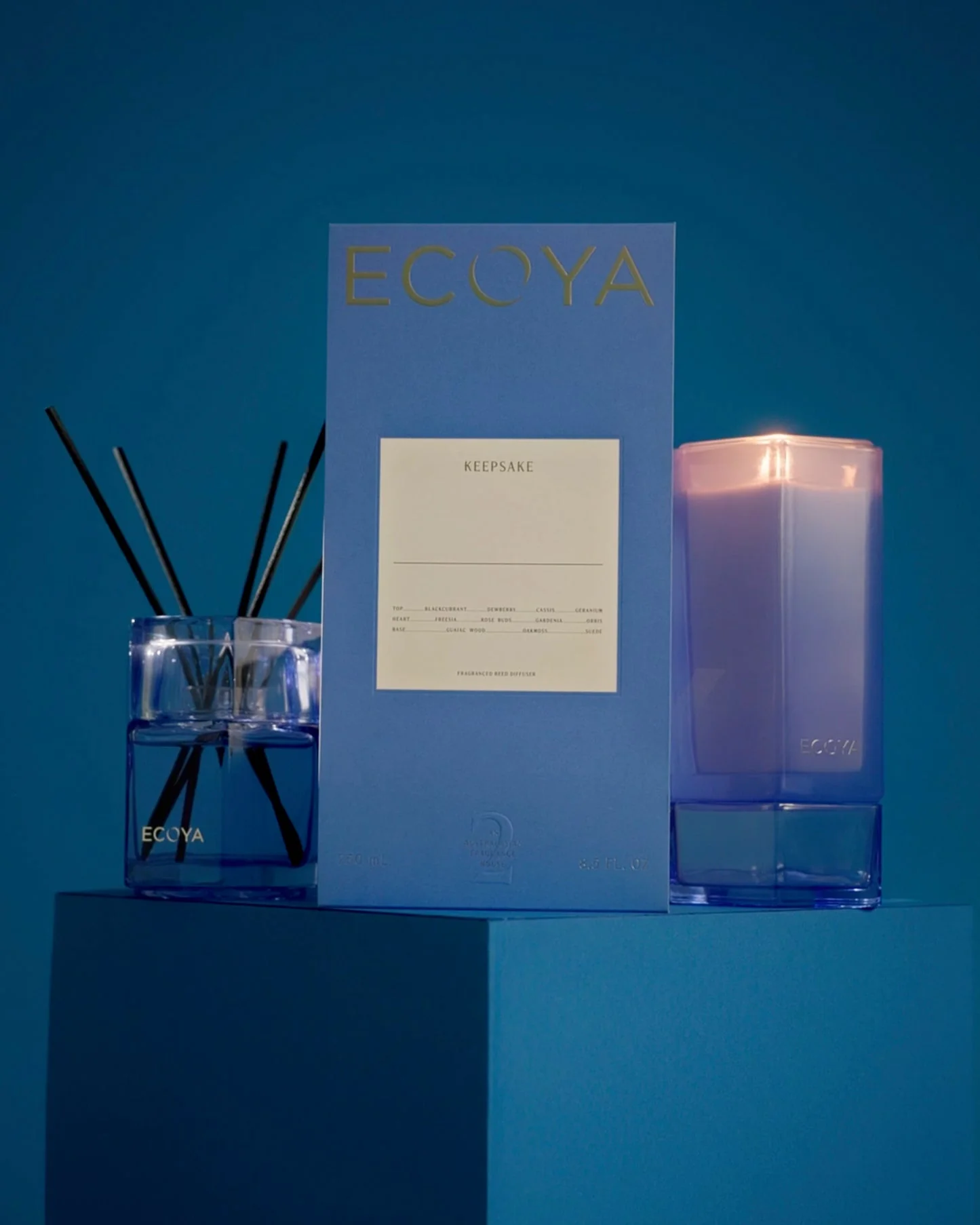 Ecoya Keepsake Candle Blue - Image 4